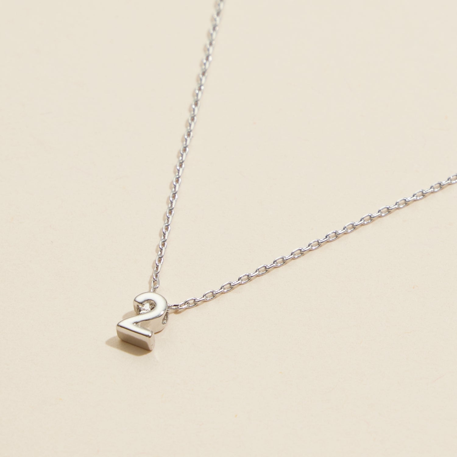 Minimalist Numbers Gold-Dipped | Short Necklace