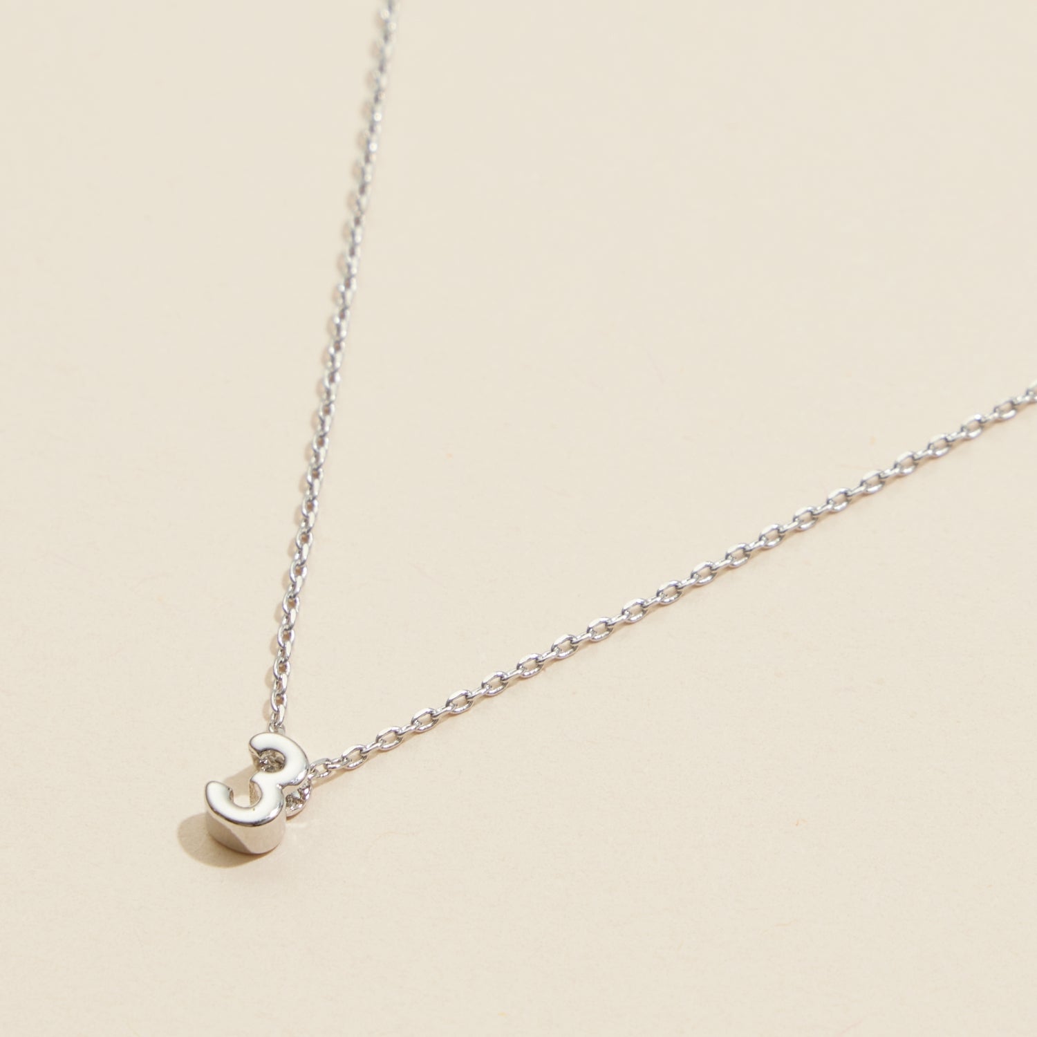 Minimalist Numbers Gold-Dipped | Short Necklace