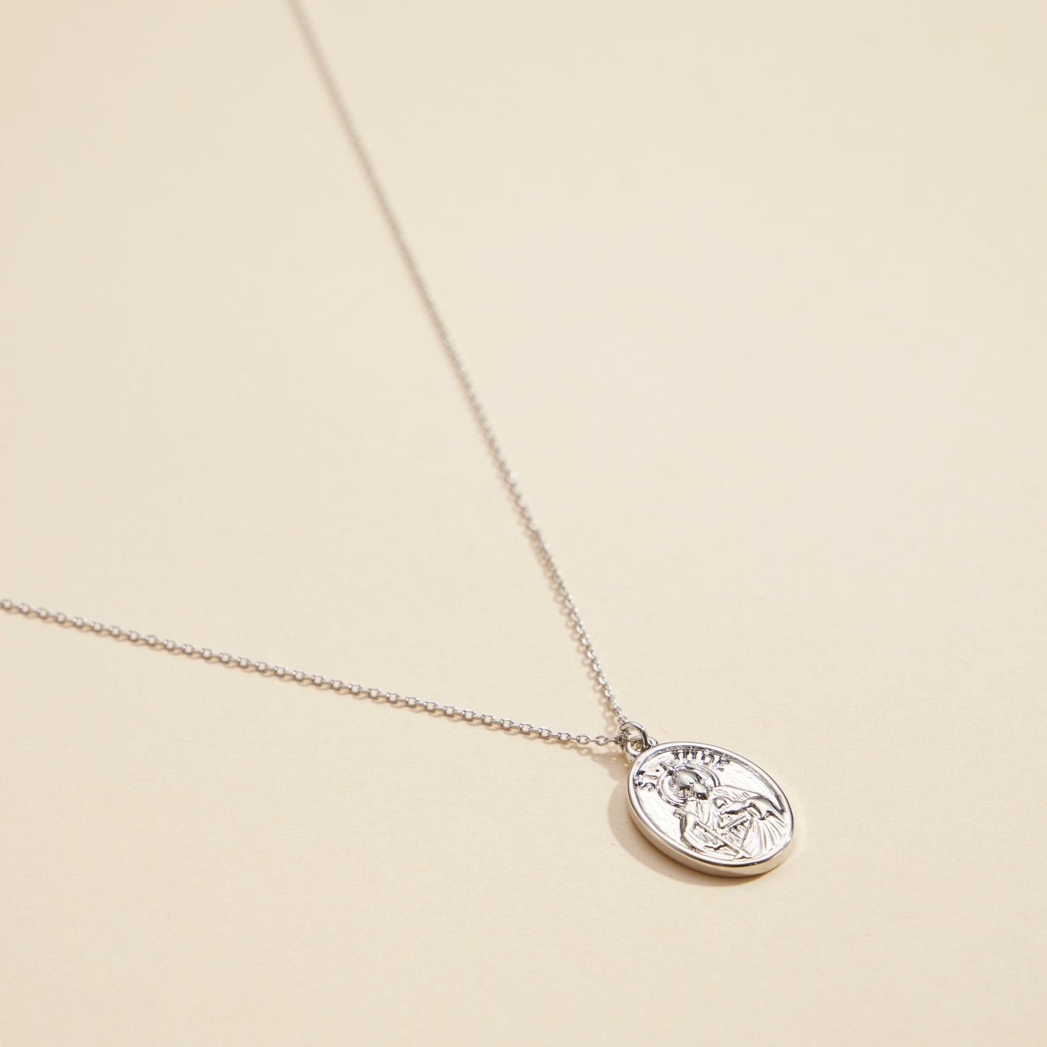 Gold-Dipped Coin Charm | Short Necklace