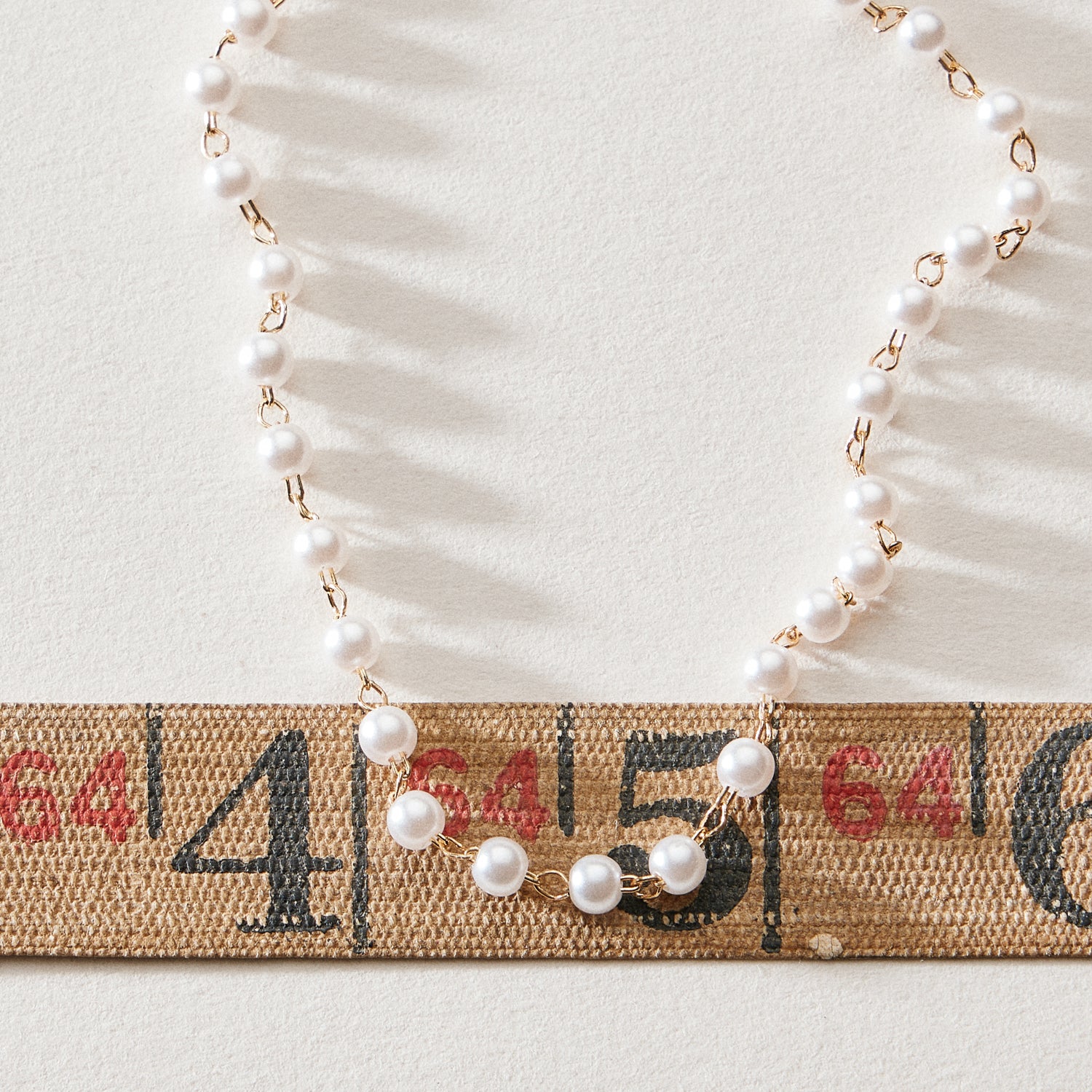 18K Gold Dipped Pearl Chain Necklace