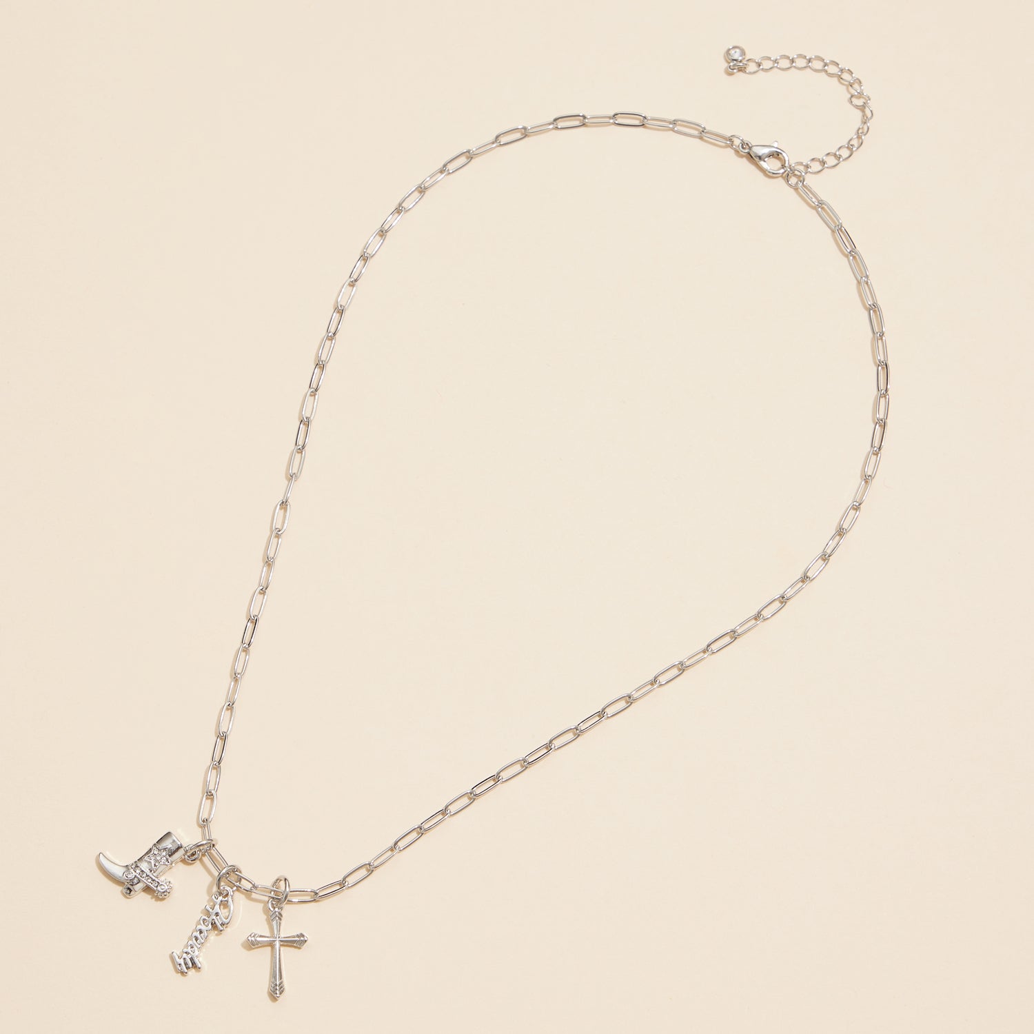 Multi Charm Set Basic Gold Dipped Necklace