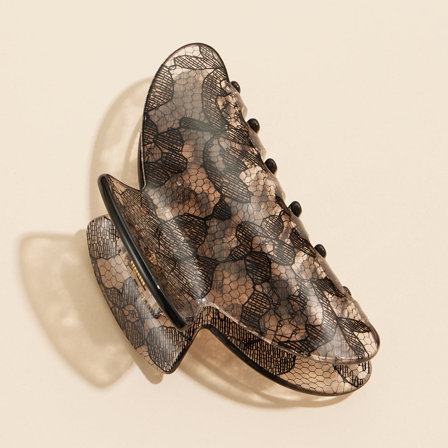 Lace Pattern Acetate Claw Hair Clip