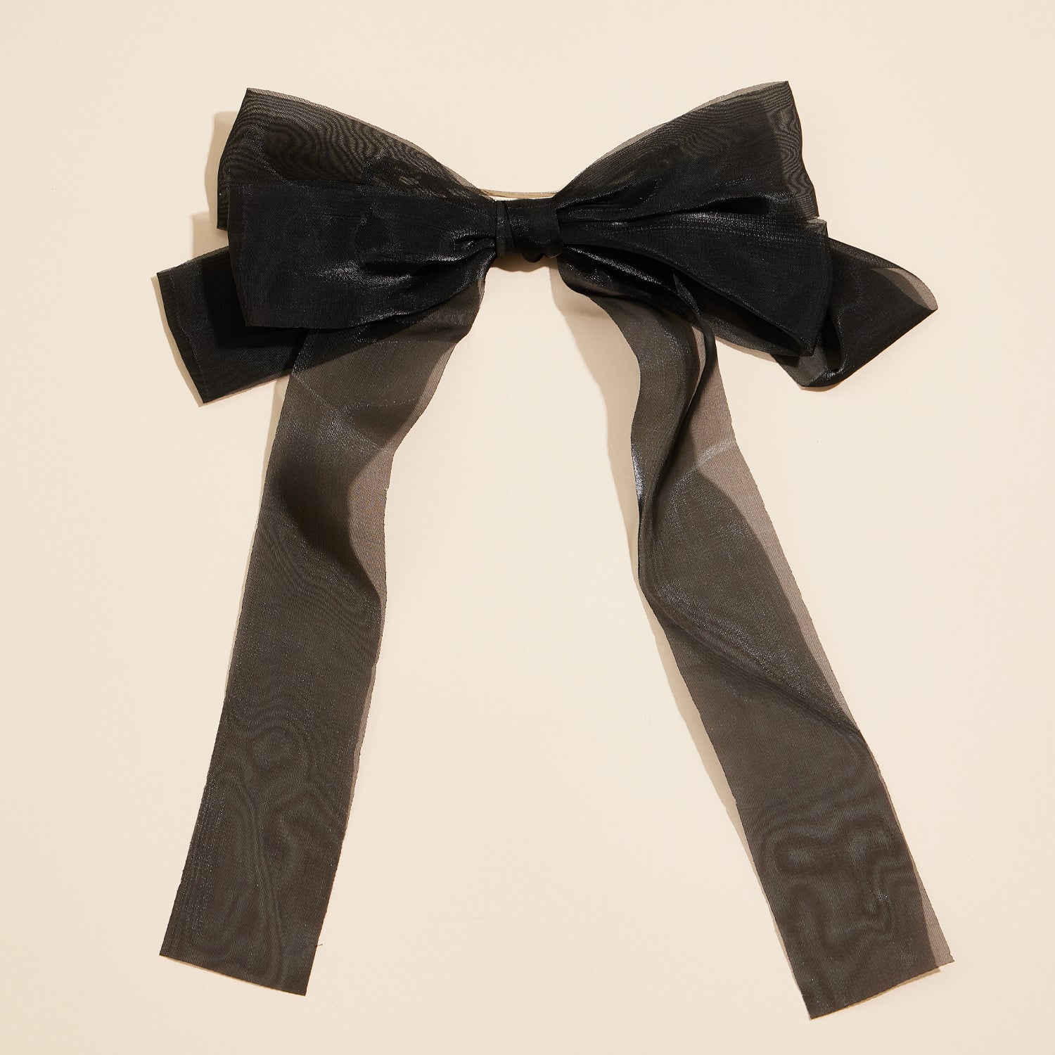 Translucent Ribbon Bow Hair Clip