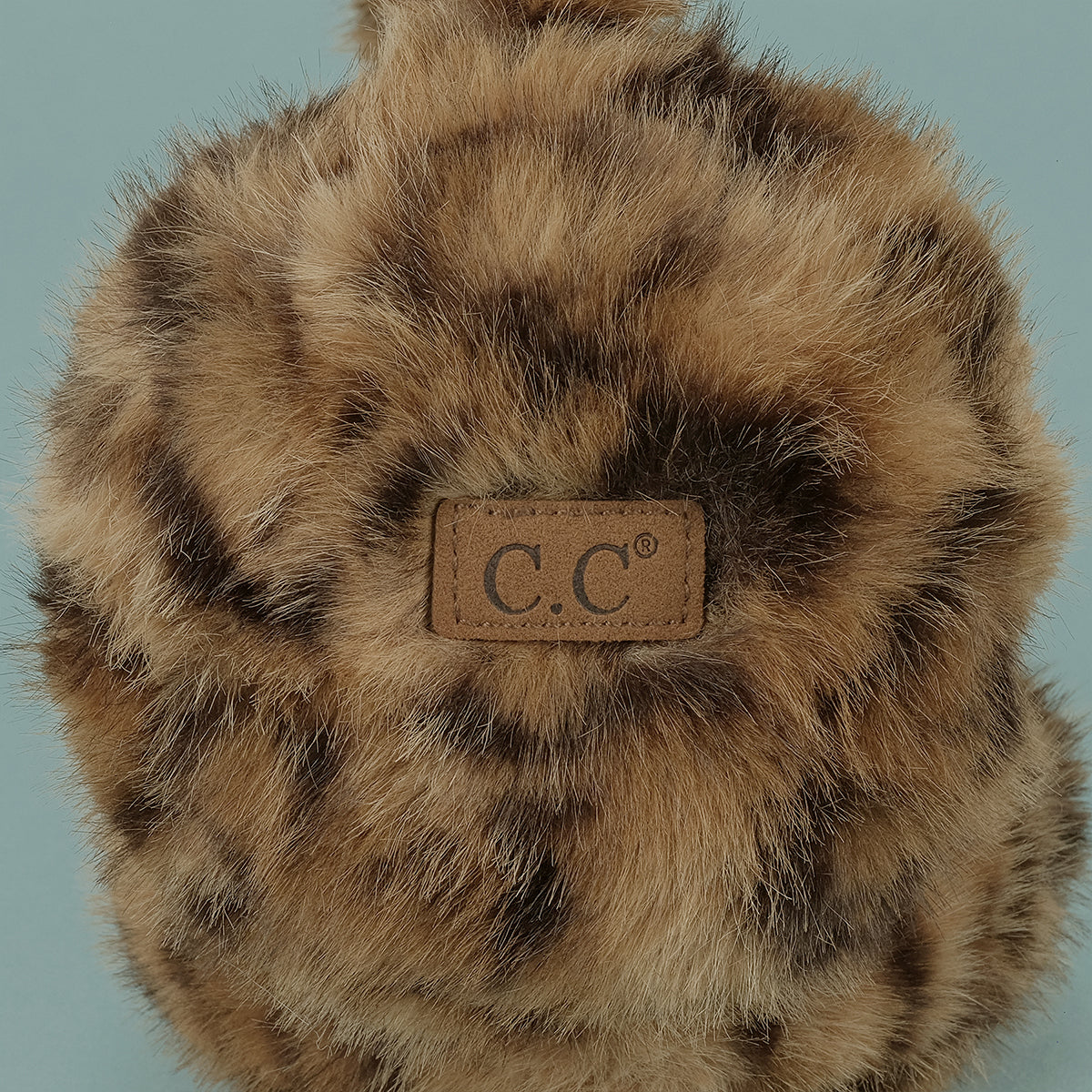 Leopard Faux Fur Earmuffs for Women | Warm Winter Ear Warmers