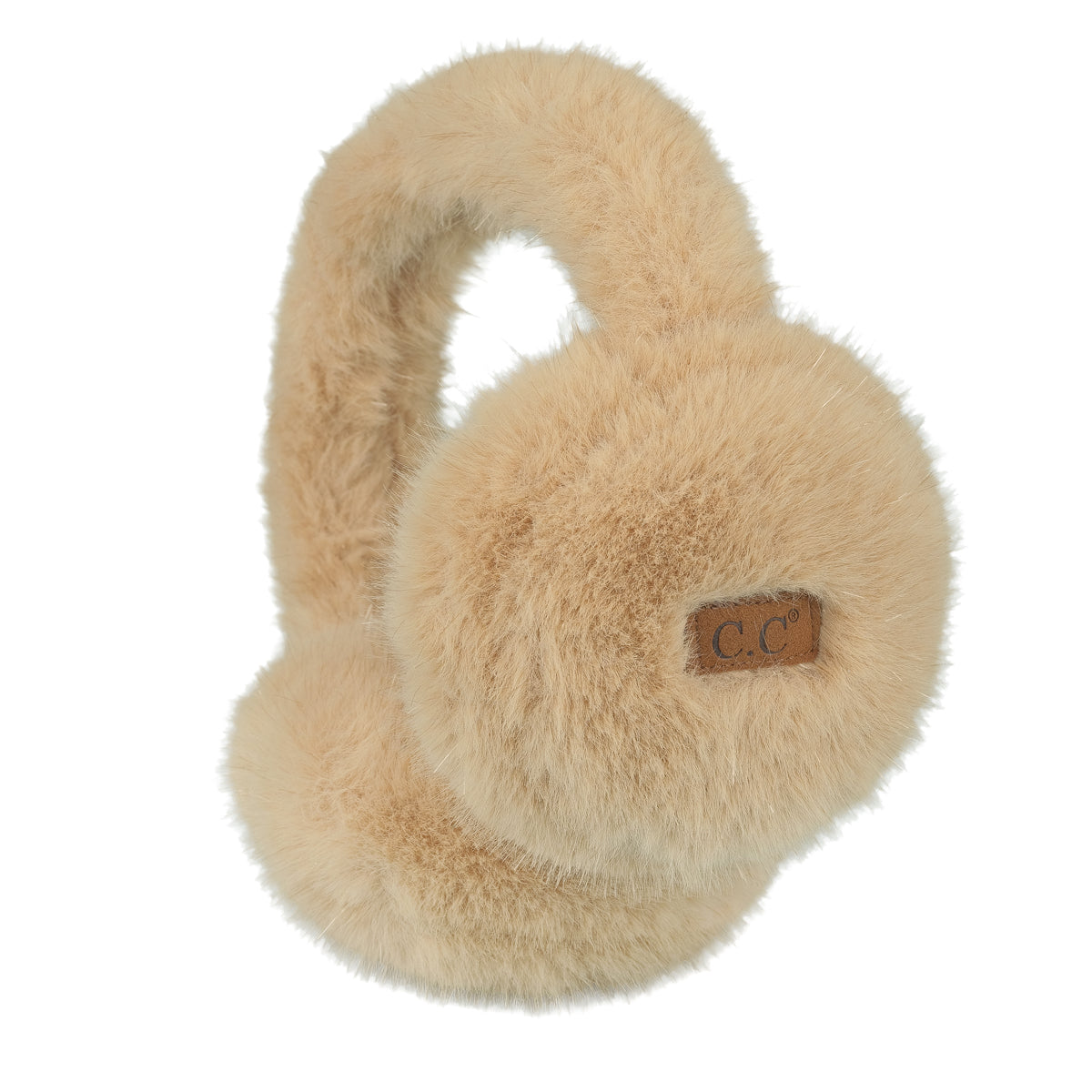Glitter Faux Fur Earmuffs for Women | Soft Winter Ear Warmers