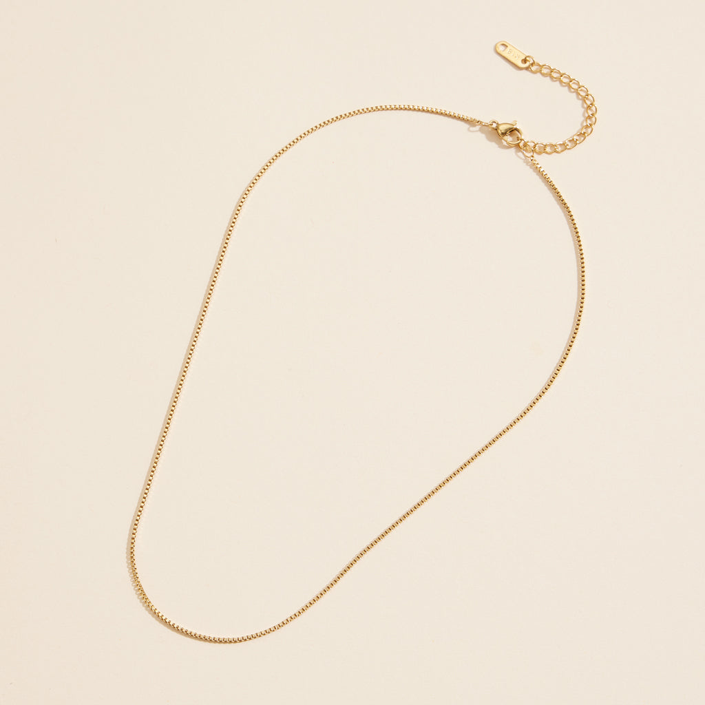 18K Gold-Dipped Stainless Steel Basic Necklace