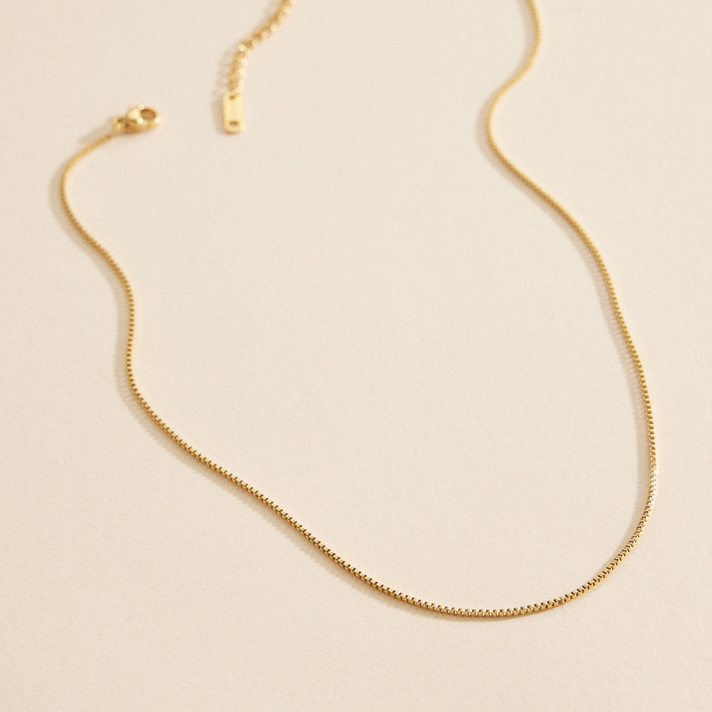 18K Gold-Dipped Stainless Steel Basic Necklace