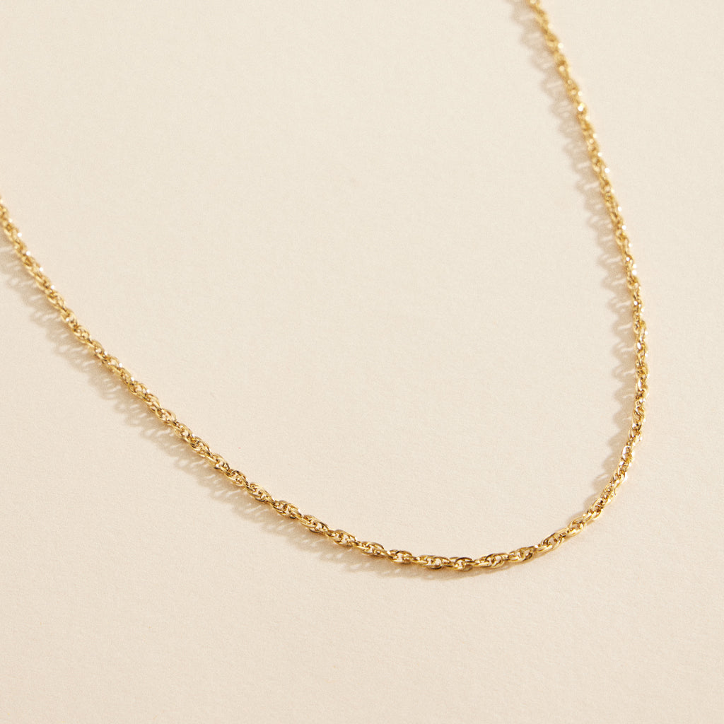Gold-Dipped Chain Stainless Steel Short Necklace