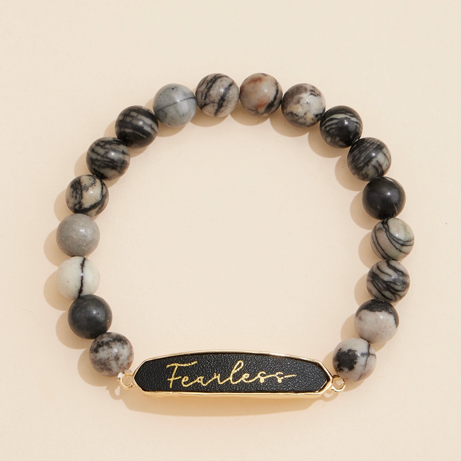 Fearless Natural Stone Beaded Bracelet - Frem