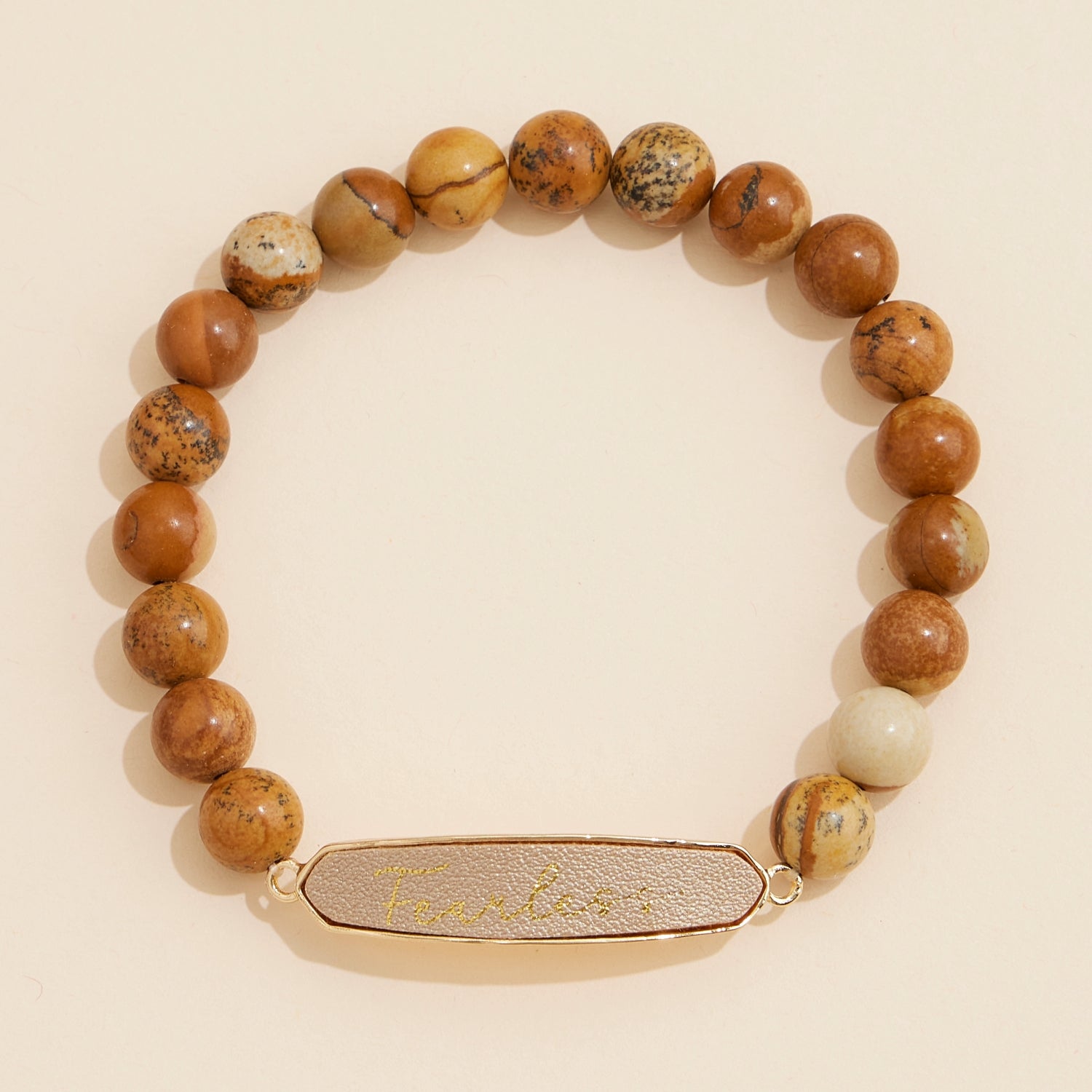 Fearless Natural Stone Beaded Bracelet - Frem