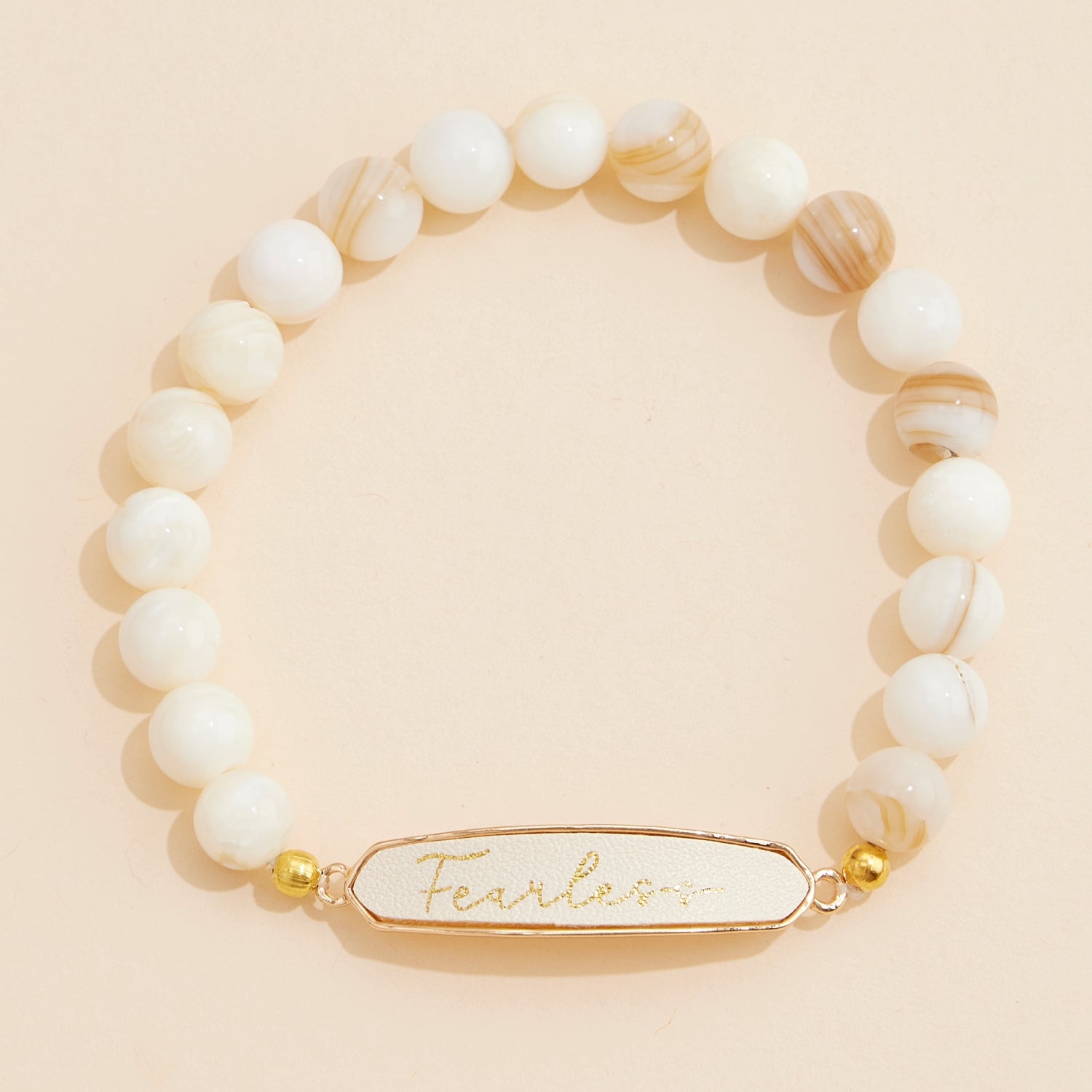Fearless Natural Stone Beaded Bracelet - Frem