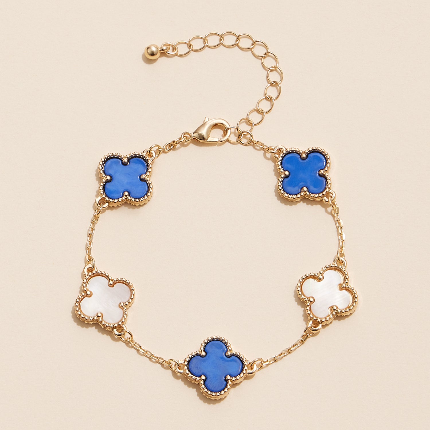 Color Pop Enamel Clover Bracelet – Game Day Collection - Frem