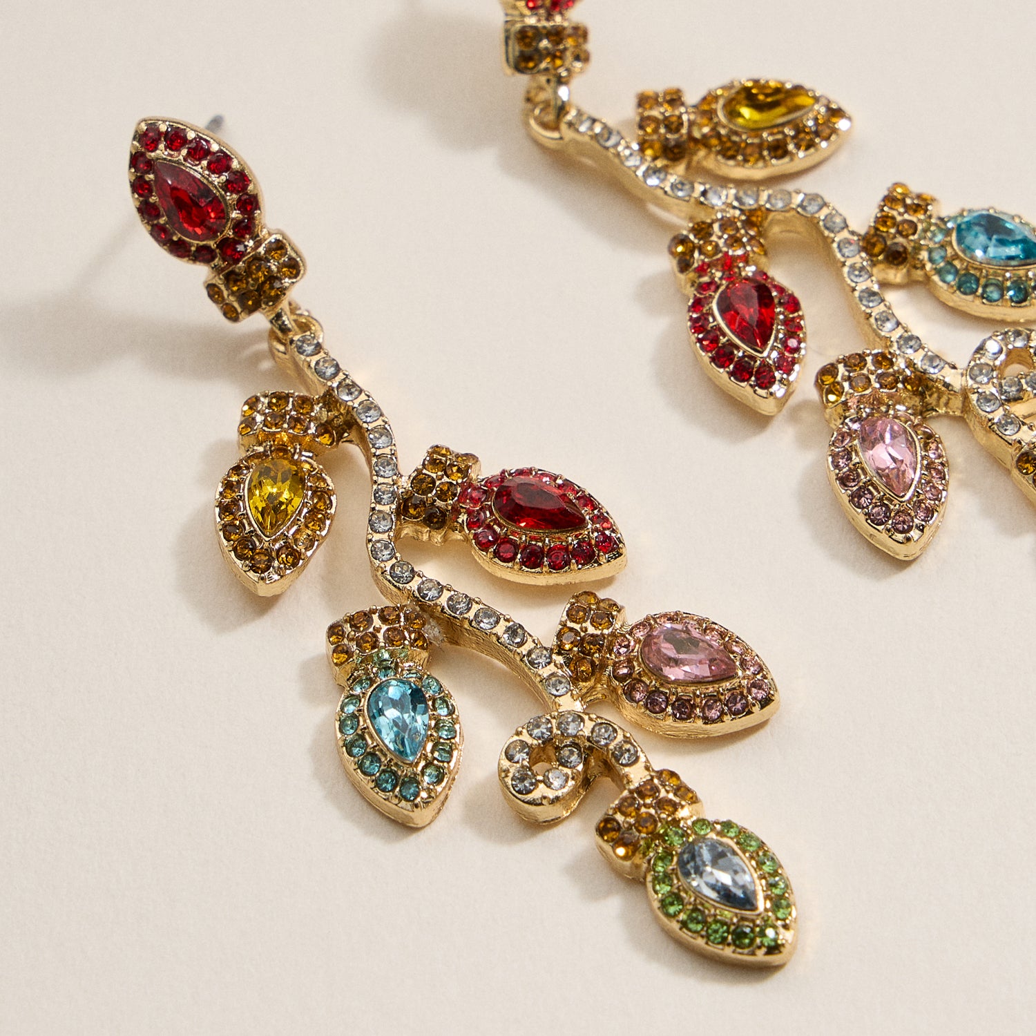 Christmas Lights Dangling Earrings - Frem