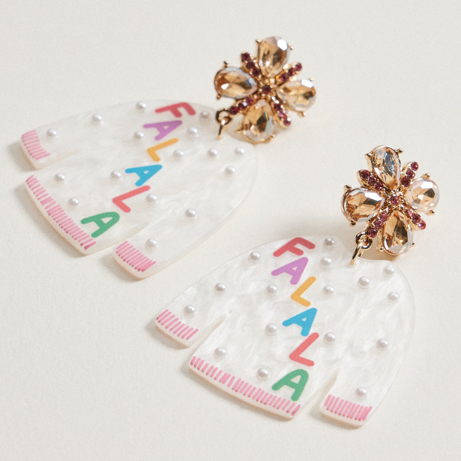 Christmas FALALA Ugly Christmas Sweater Earrings | Acrylic Dangles