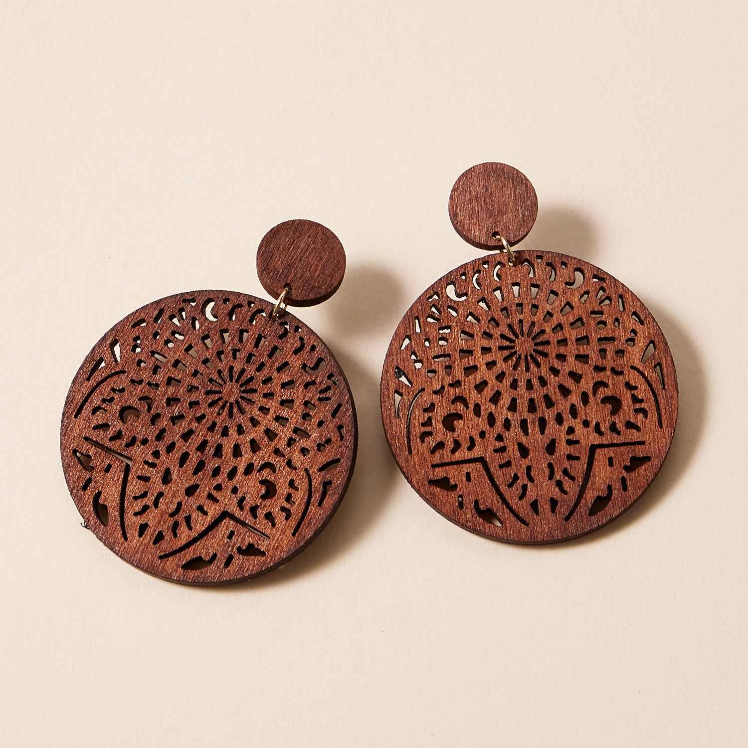 Artisan-Inspired Boho Filigree Round Earrings for Effortless Style - Frem