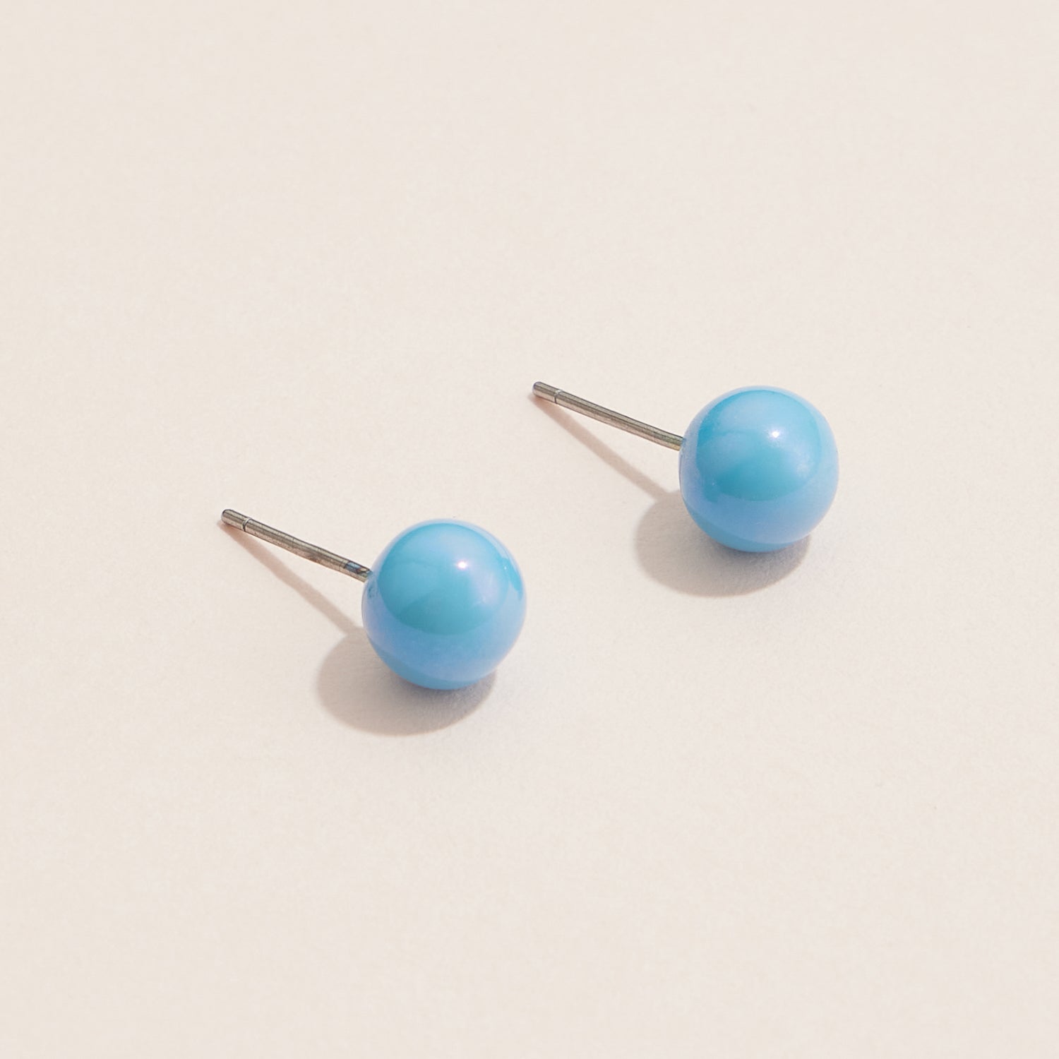 Colorful Round Stud Earrings Set for Everyday Elegance