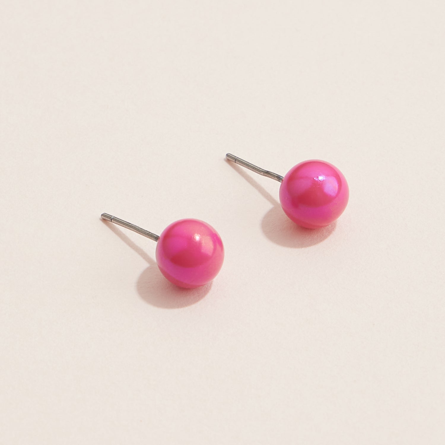 Colorful Round Stud Earrings Set for Everyday Elegance