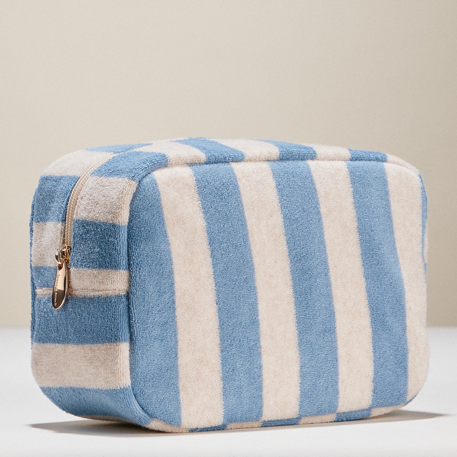 Striped Terry Fabric | Travel Pouch