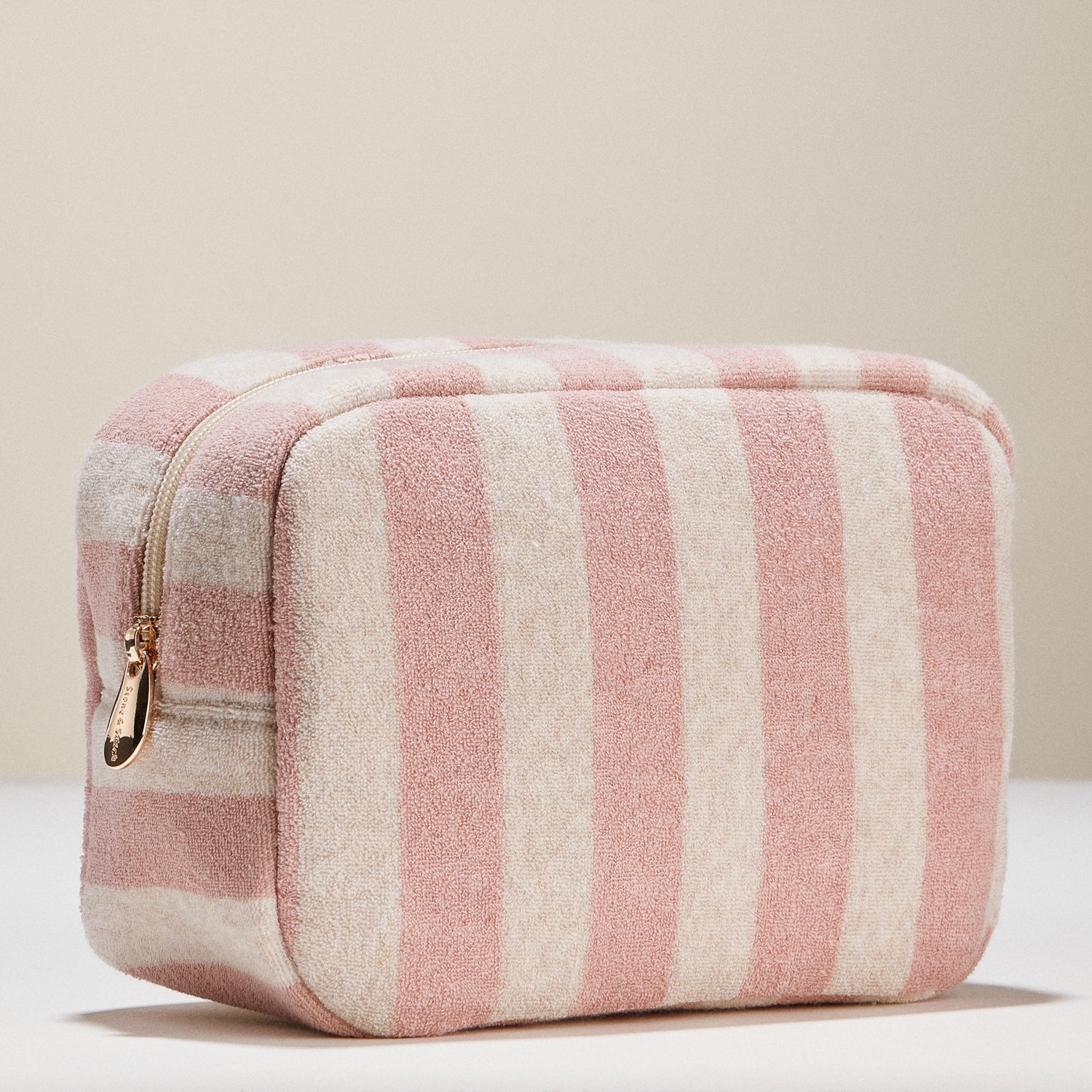 Striped Terry Fabric | Travel Pouch