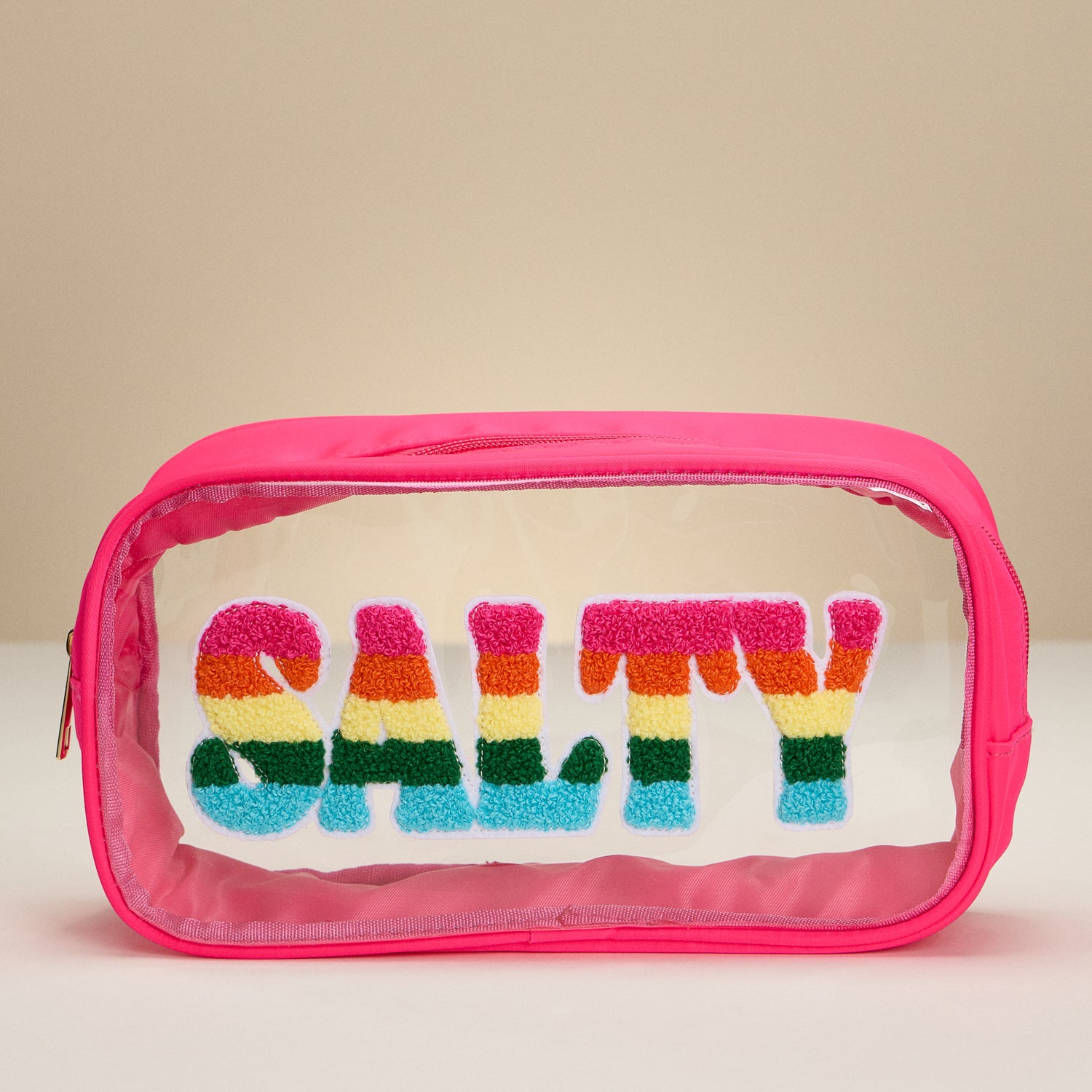 Clear PVC Bag –  Salty Lettering