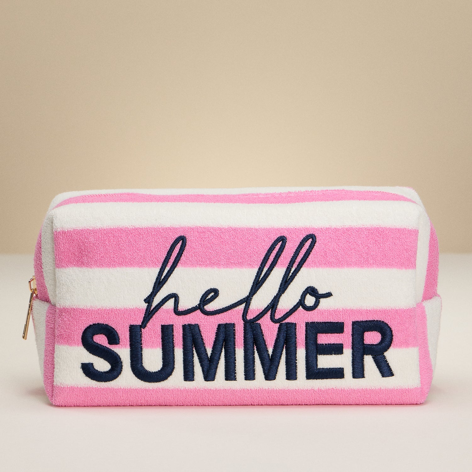 Elegant Hello Summer Terry Cloth Pouch