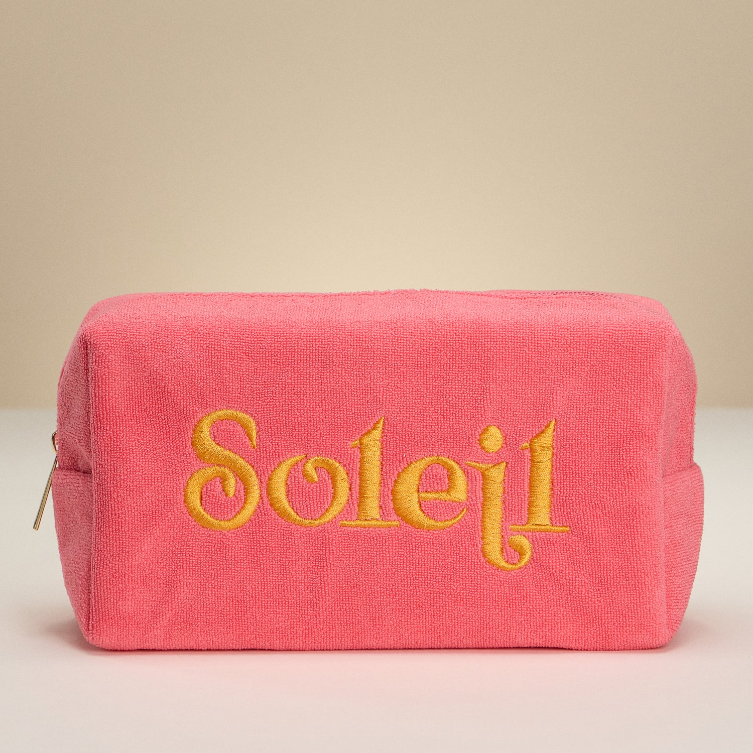 Elegant Soleil Terry Cloth Pouch