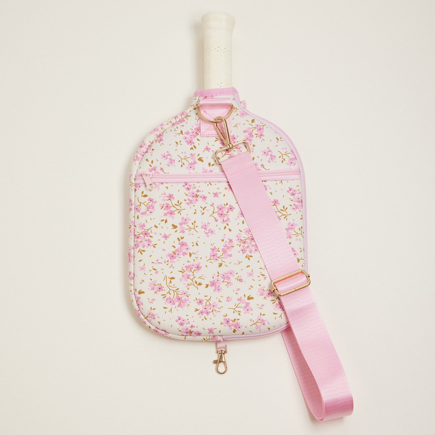 Boho-Floral-Neoprene-Pickleball-Paddle-Bag