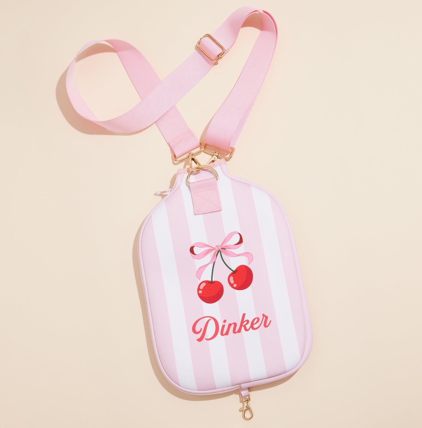 Cherry Dinker Neoprene Pickleball Paddle Bag