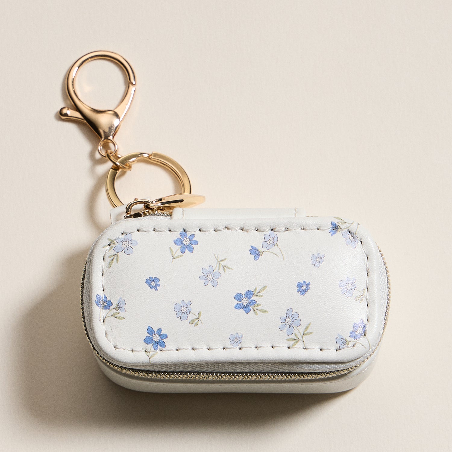 Jewelry Box Bag Charm Collection With Soft Vegan Leather and Zipper | Keychain