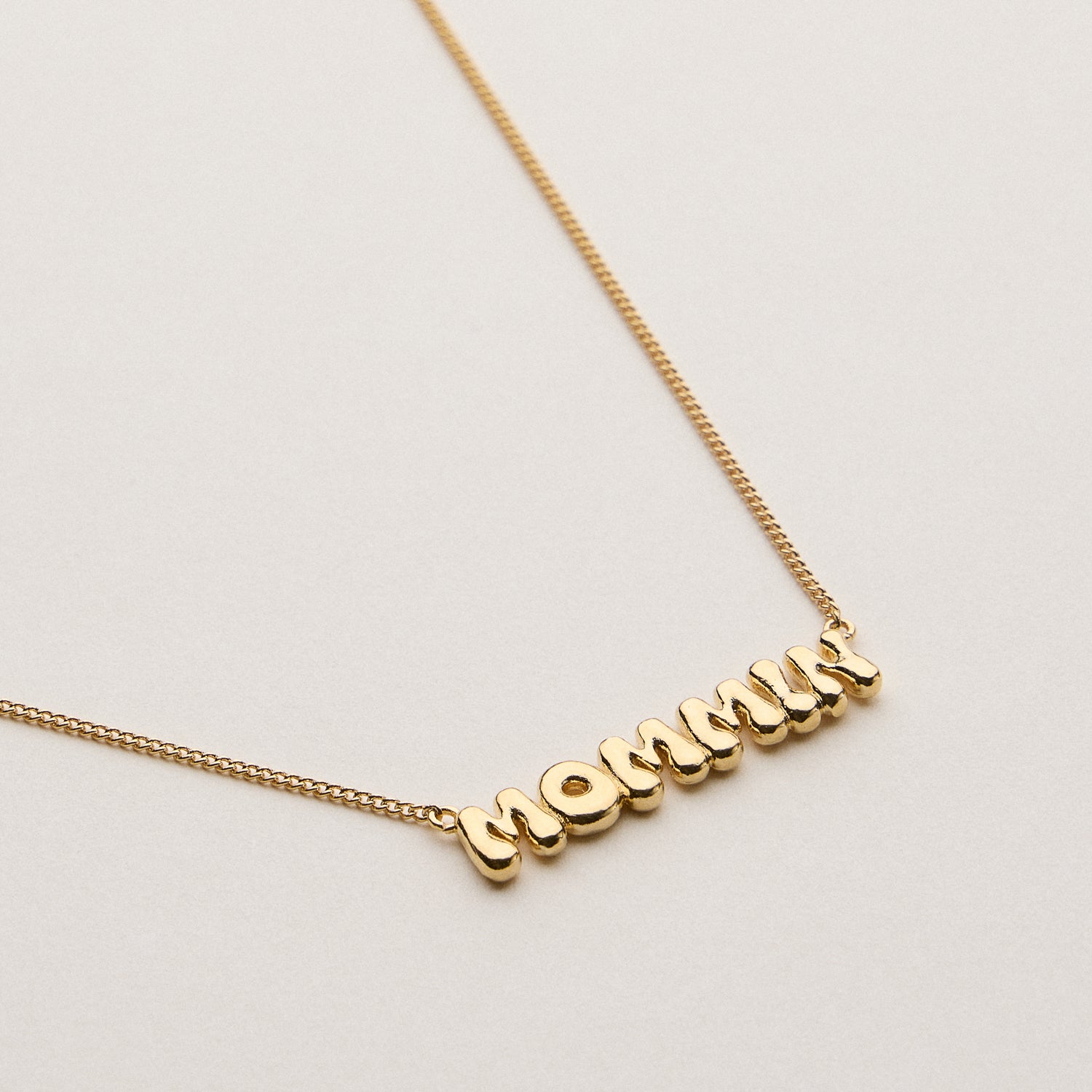 18K Gold-Dipped Adjustable Mommin Necklace