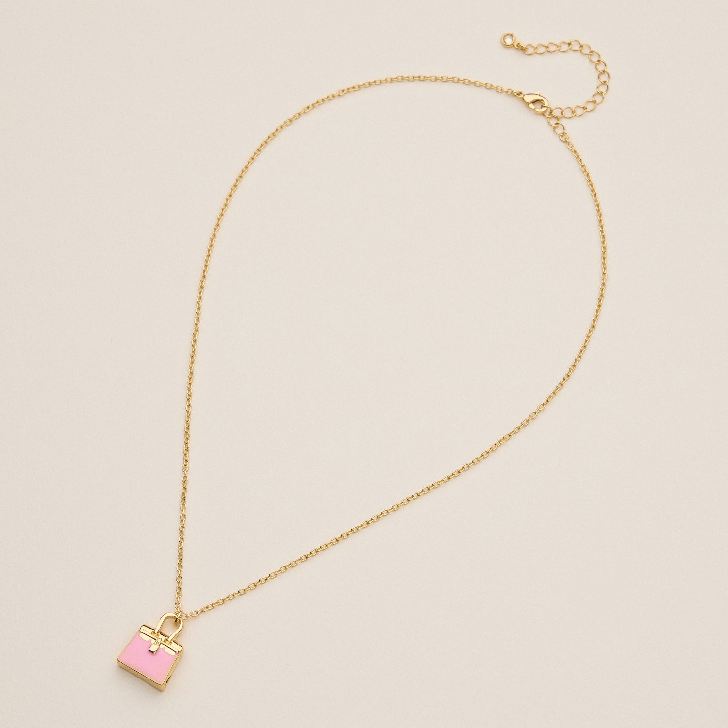 18K Gold Mini Purse Necklace