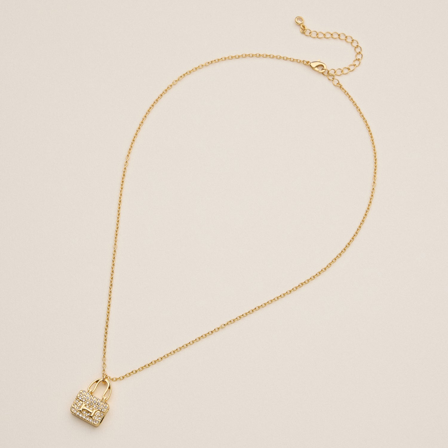 18K Gold-Plated Mini Purse Pendant Necklace
