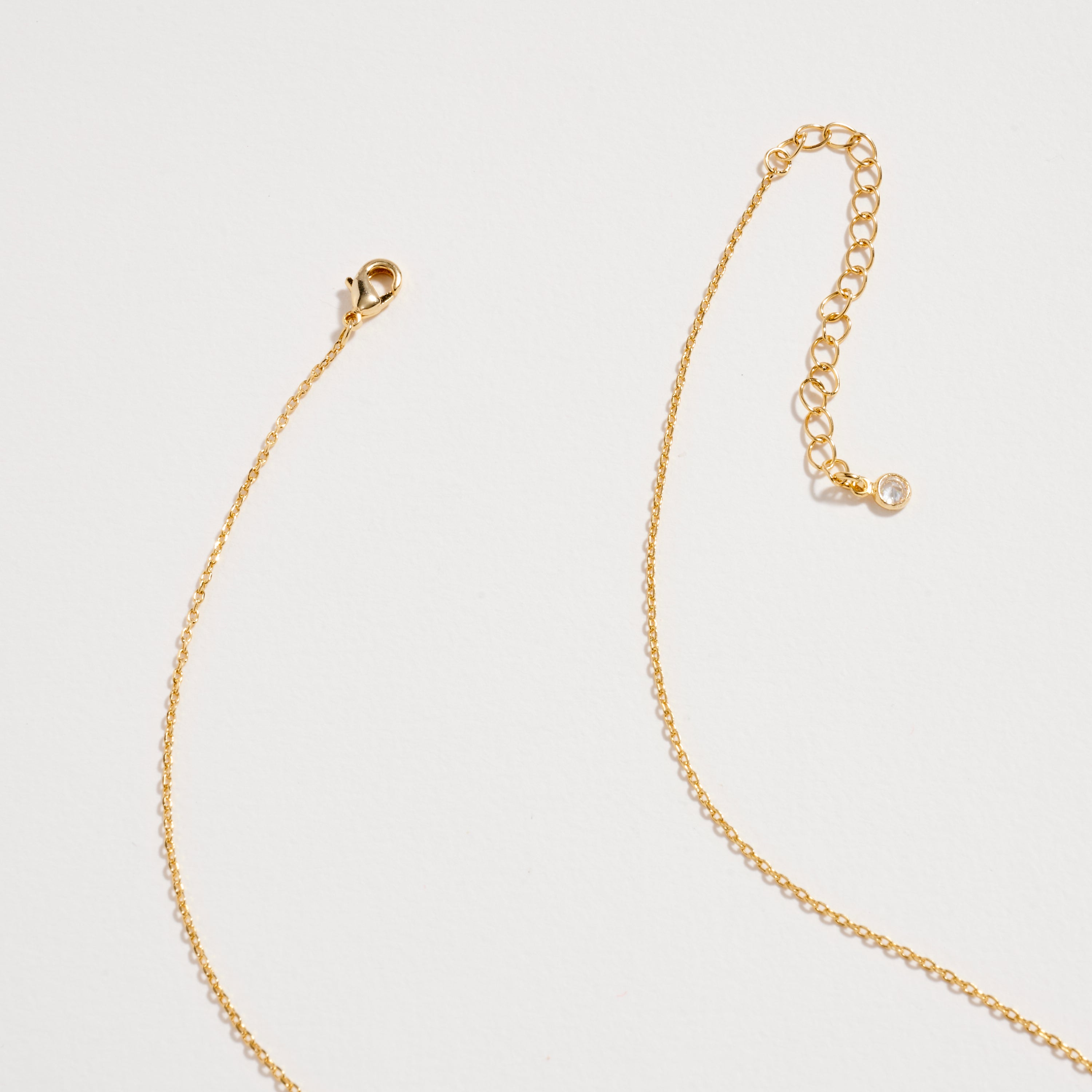 Gold Dipped MAMA Cube Letter Necklace | Minimalist Chain Pendant, Semi-Fine Jewelry