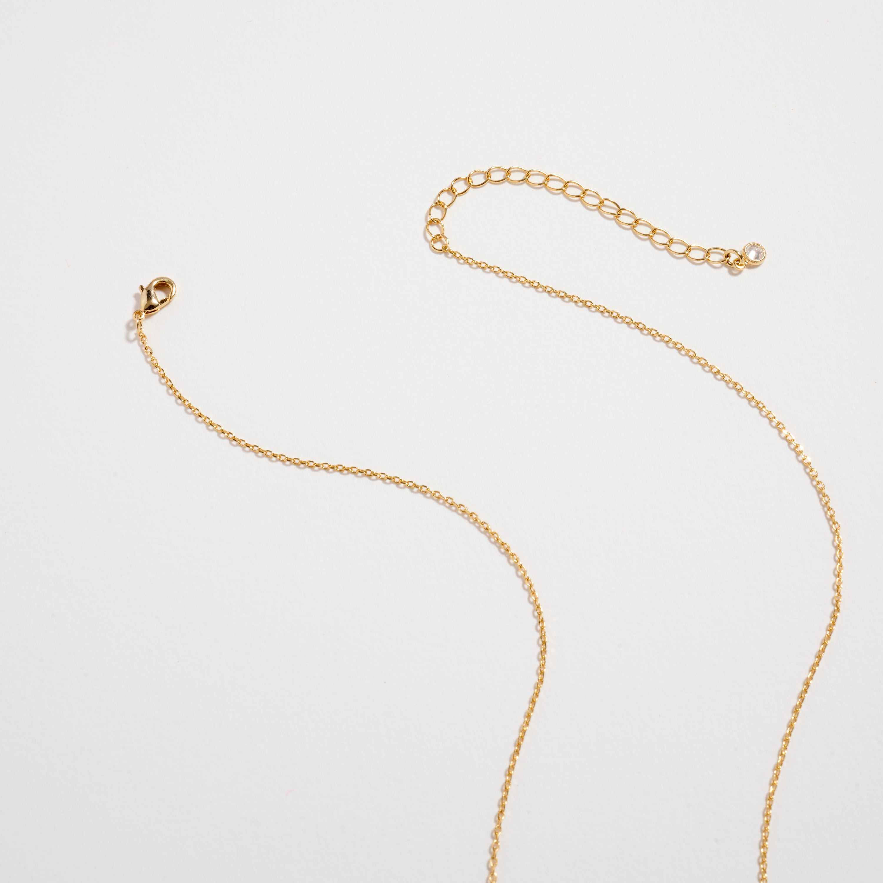 Gold Dipped FAITH Cube Letter Necklace | Minimalist Chain Pendant, Semi-Fine Jewelry