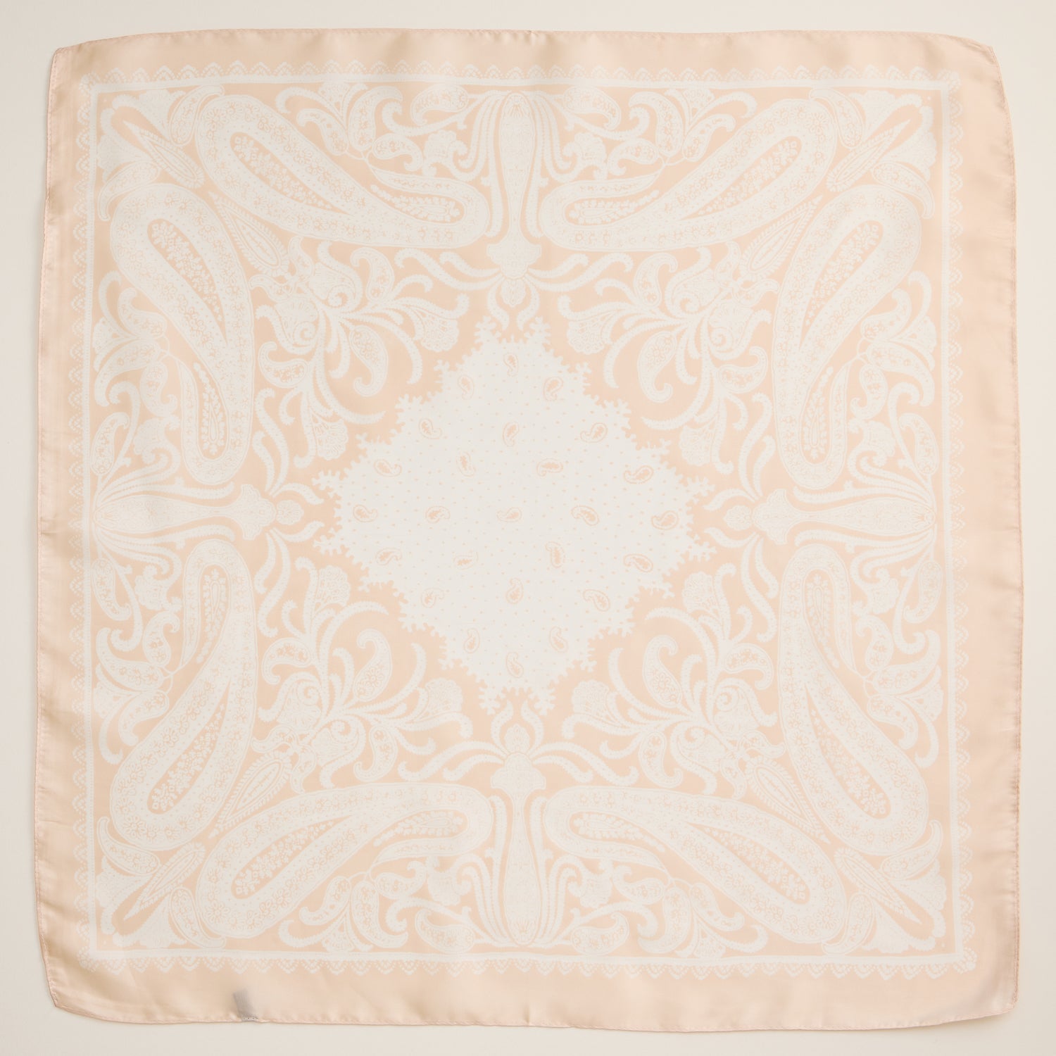 Paisley Bandana Scarf – Silk Texture Square Handkerchief for Men & Women