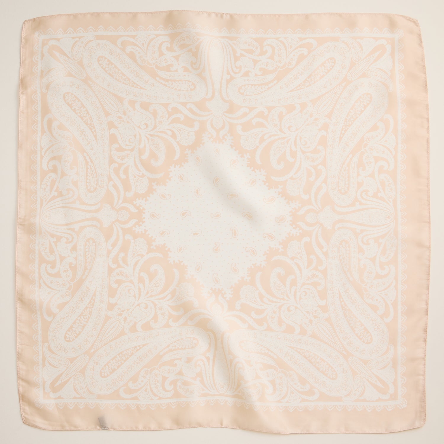 Paisley Bandana Scarf – Silk Texture Square Handkerchief for Men & Women