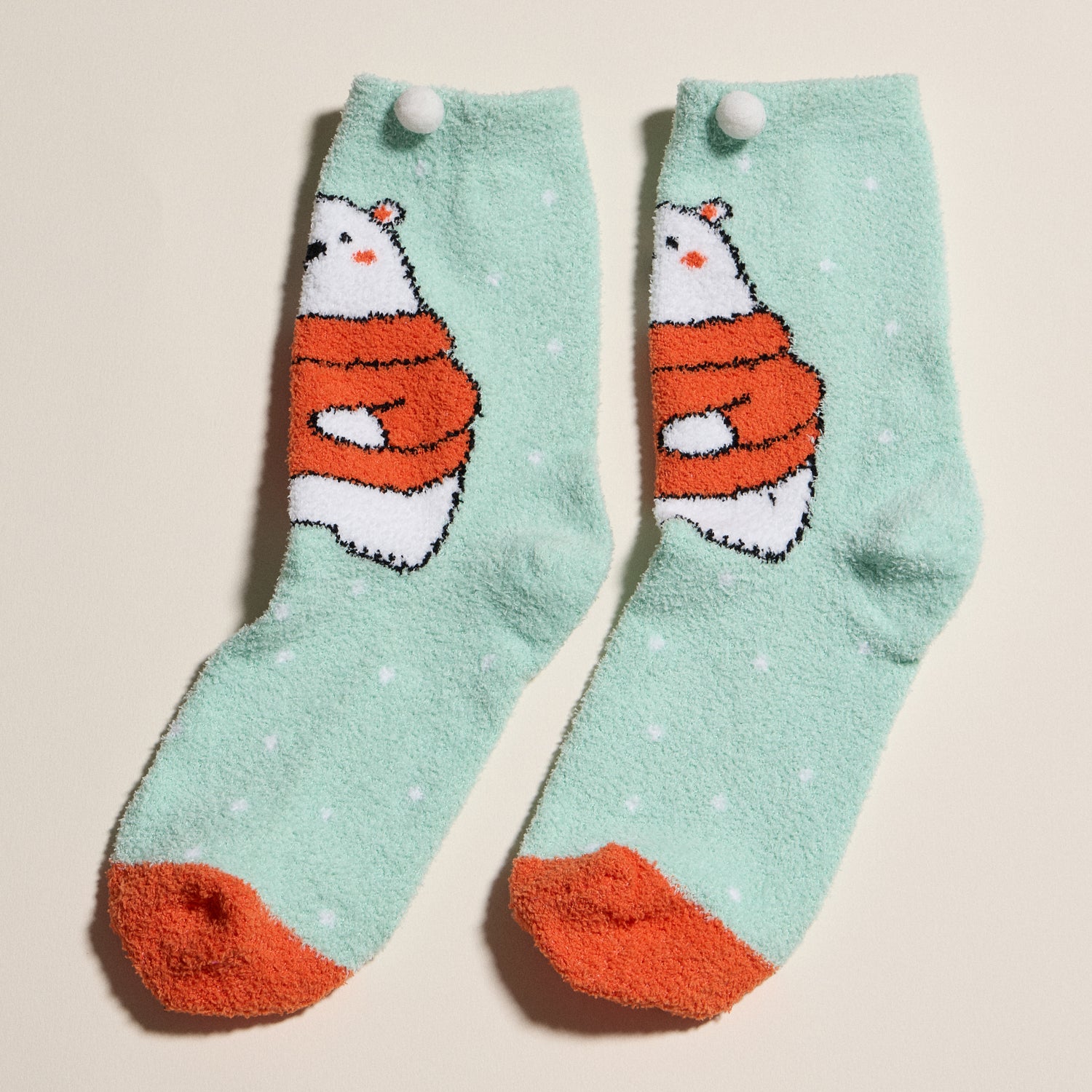 Winter Woodland Animal Fuzzy Sock Gift Collection