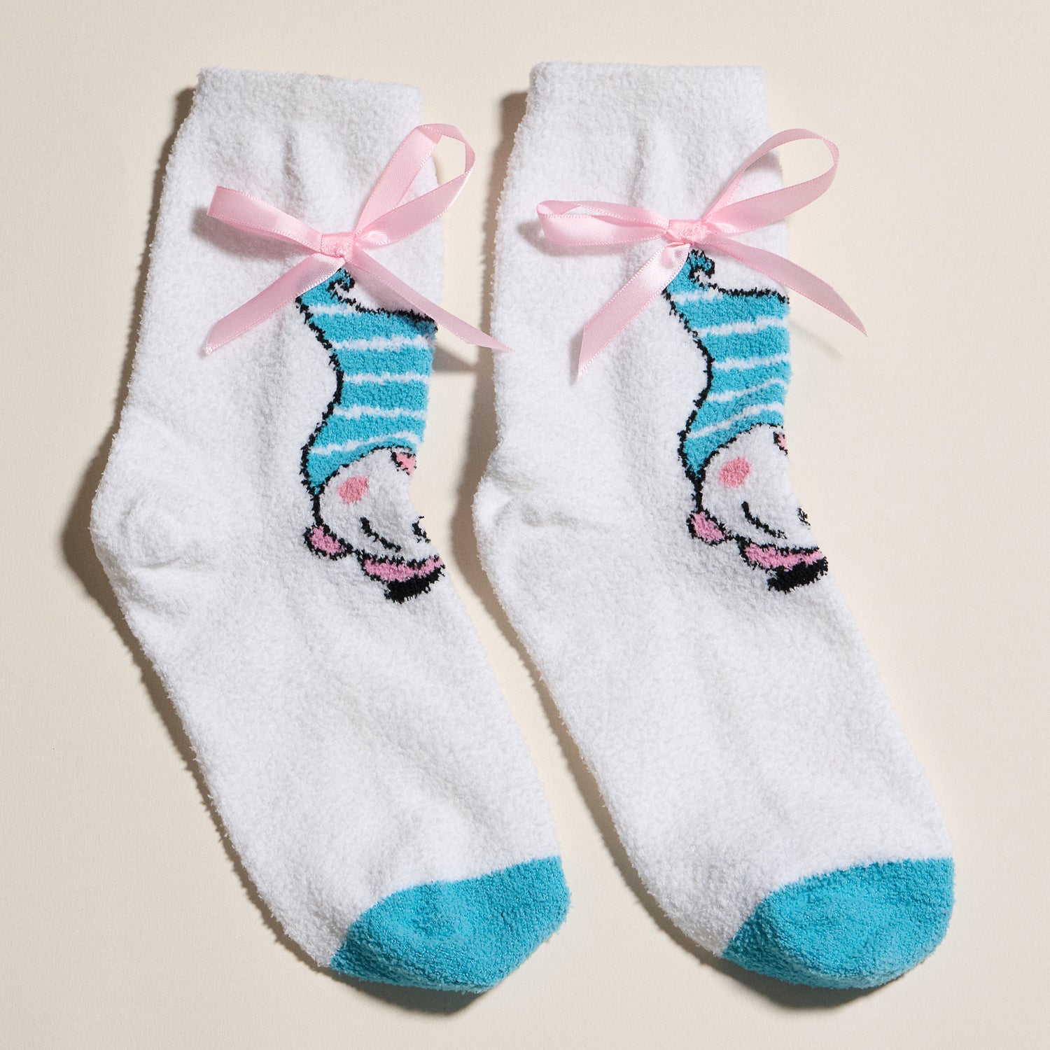 Festive Winter Sock Duo with Snowman and Gnome Motifs