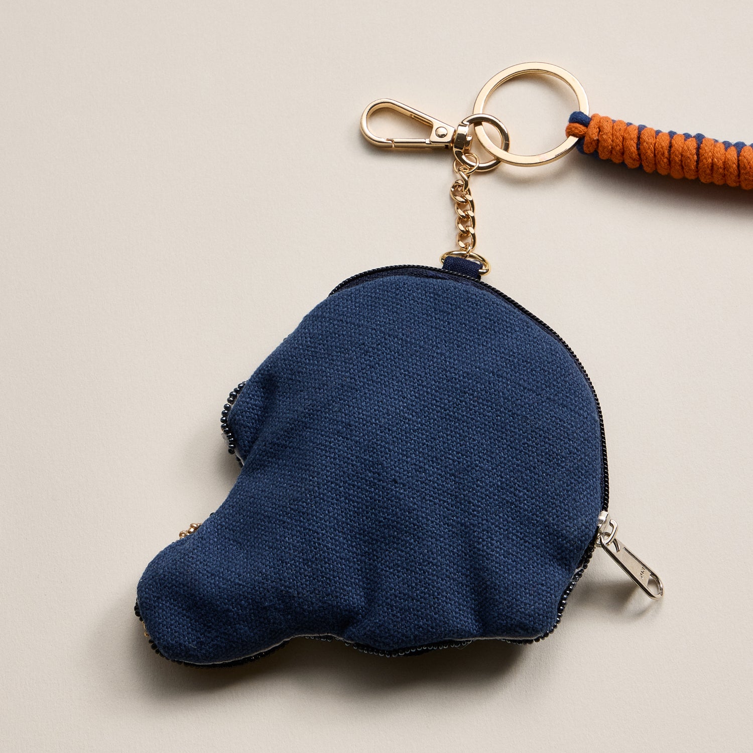 Game Day Beaded Helmet Keychain Pouch – Team Colors