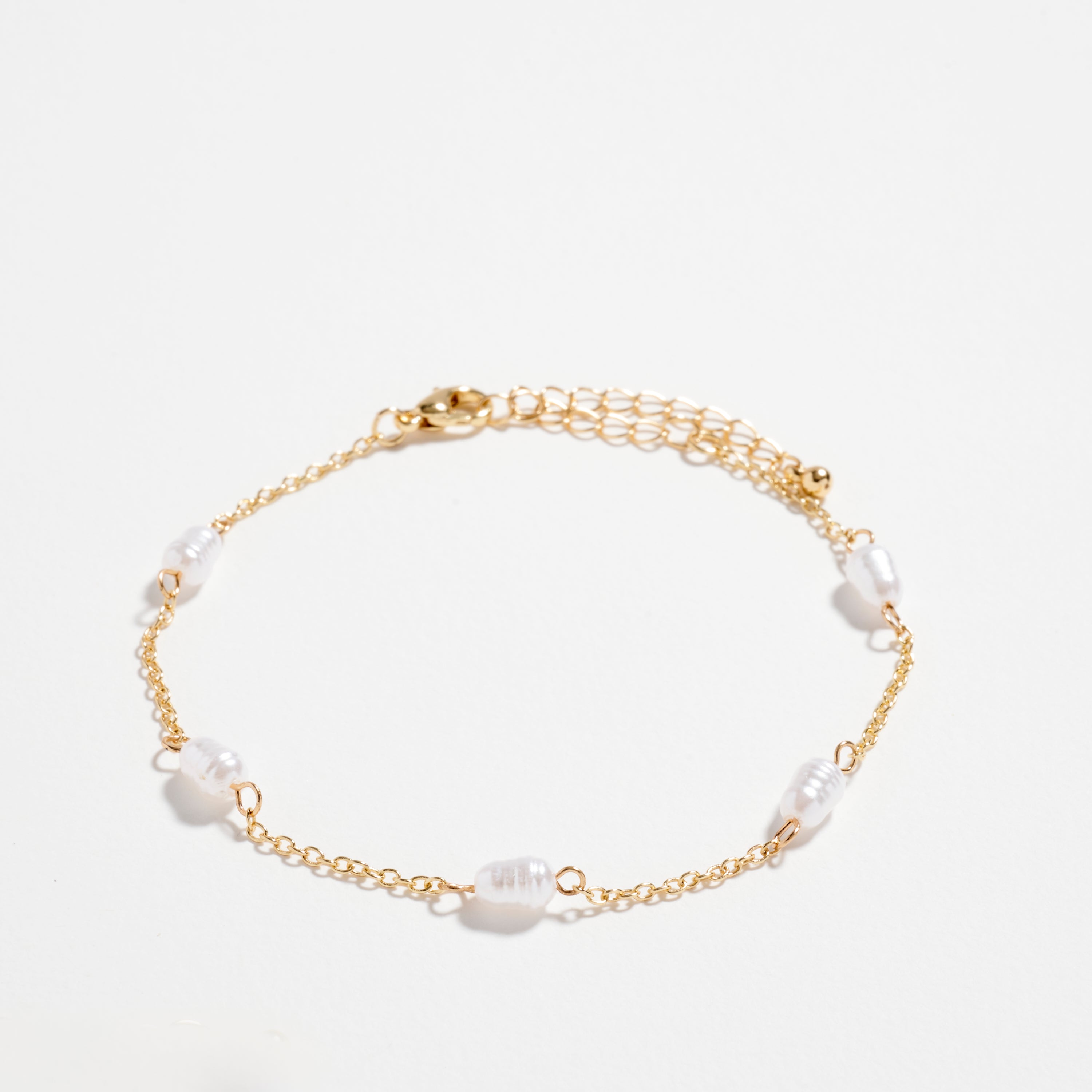 Pearl Bracelet Set – 3-Layered Bracelet Pack (Gold-Dipped & Silver Options)