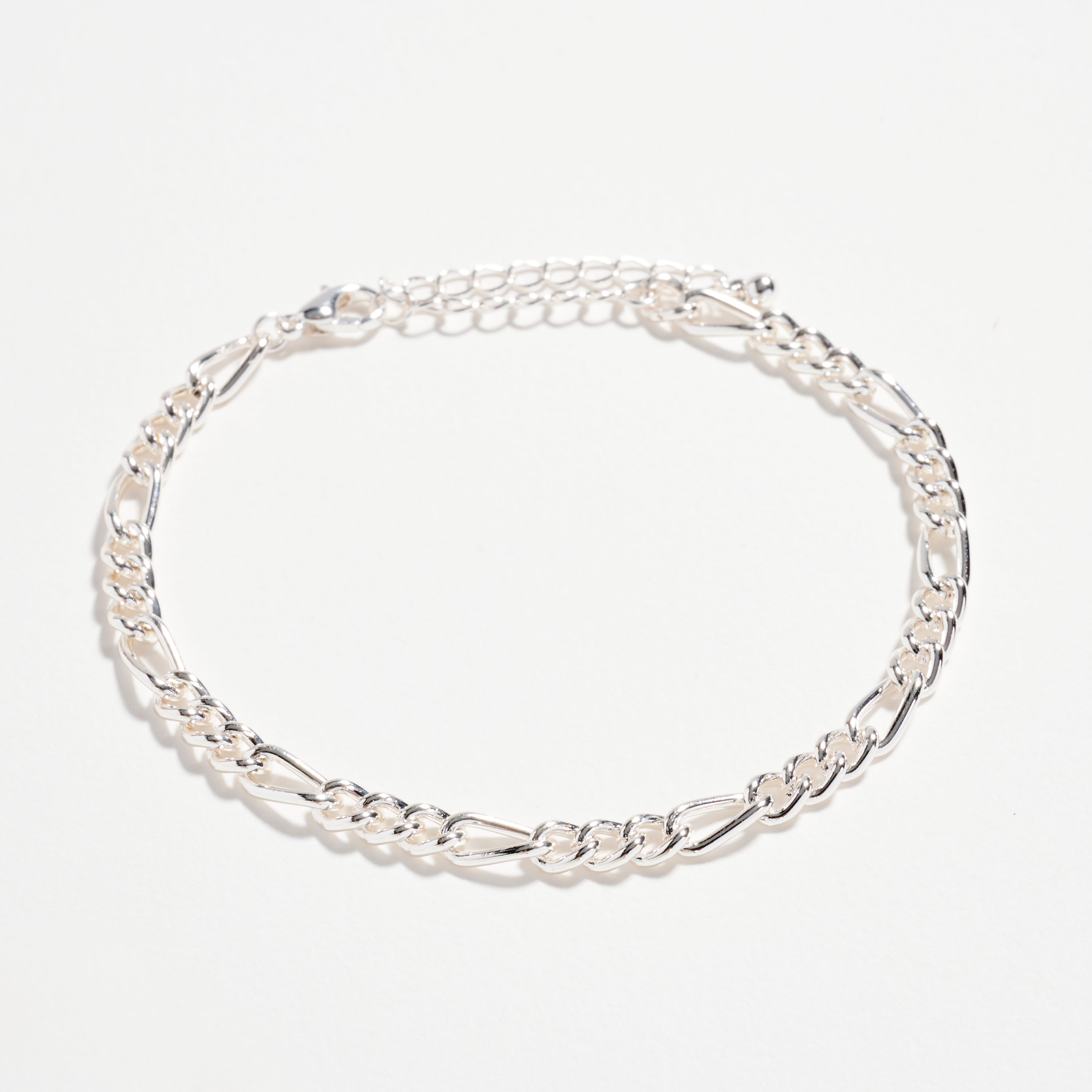 3-Piece Layered Chain Bracelet Set – Cross, Heart & Pearl Charms