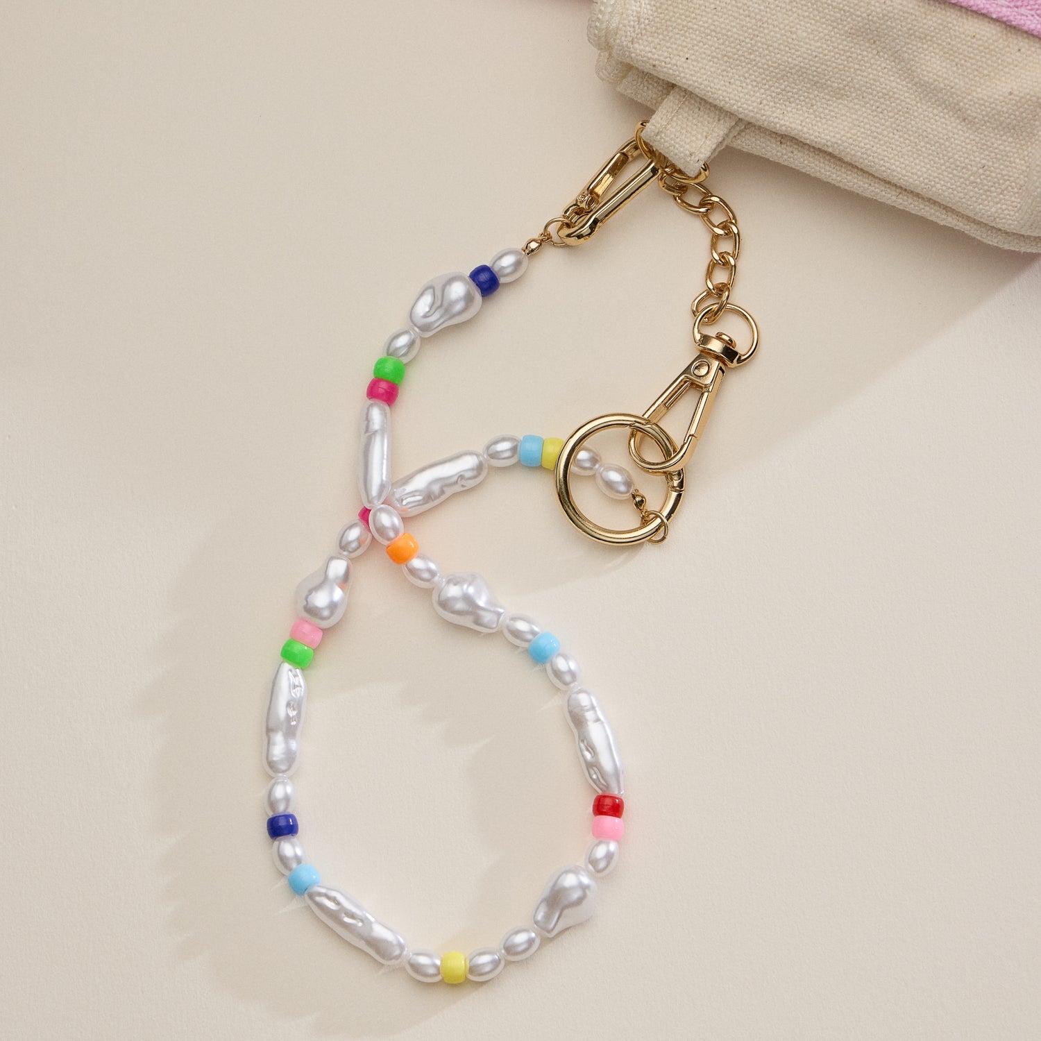 Elegant Freshwater Pearl Accessory with Colorful Beads