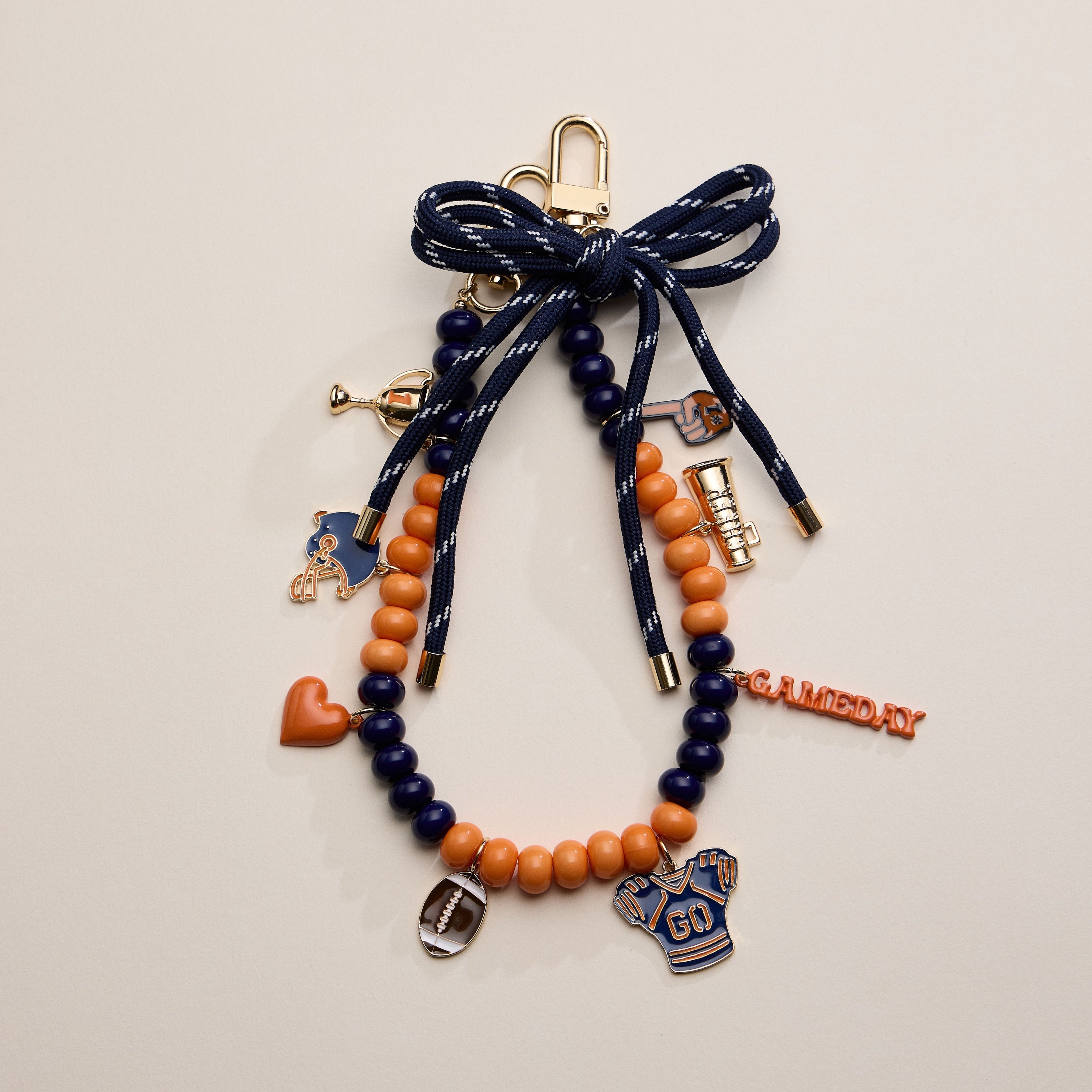 NCAA College Football Bag Charm Keychain