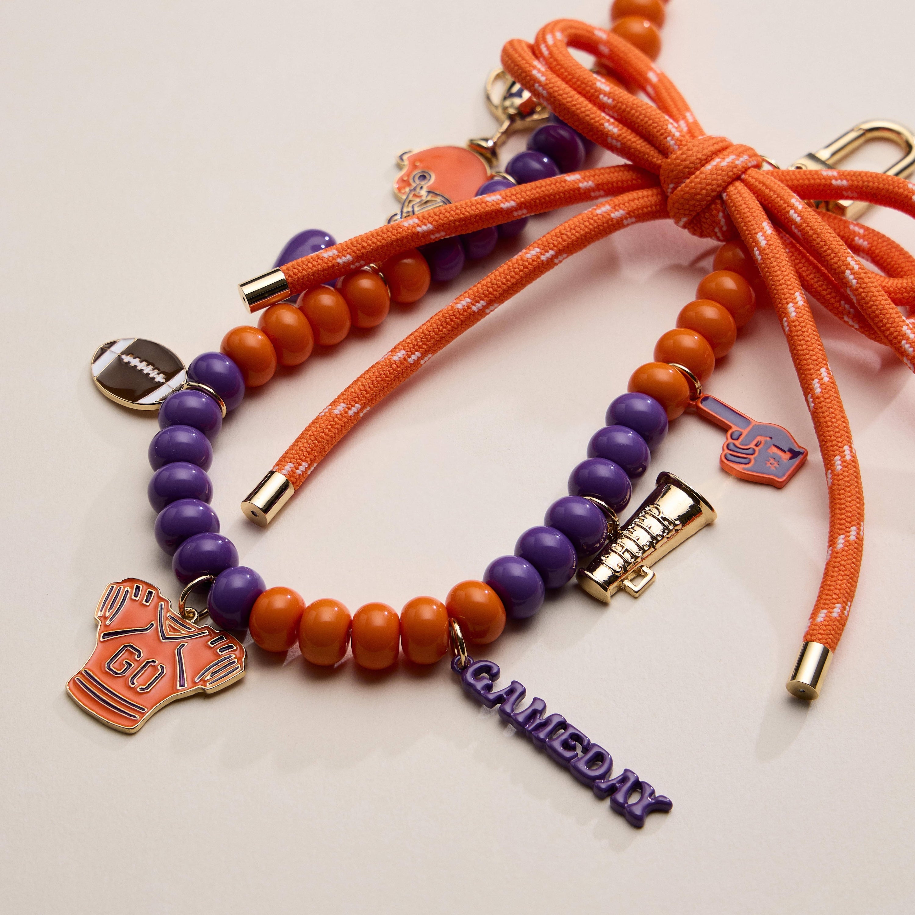 NCAA College Football Bag Charm Keychain