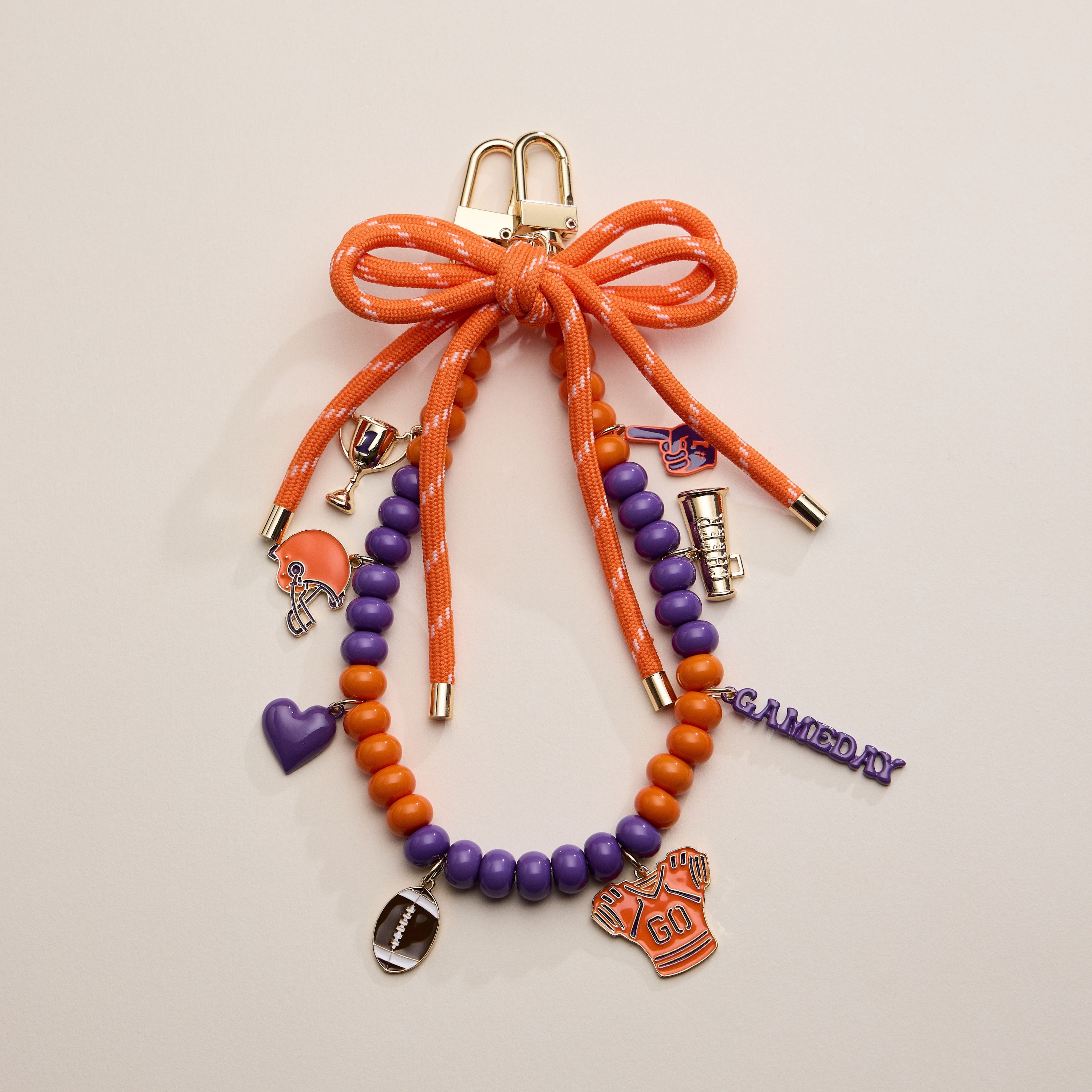 NCAA College Football Bag Charm Keychain