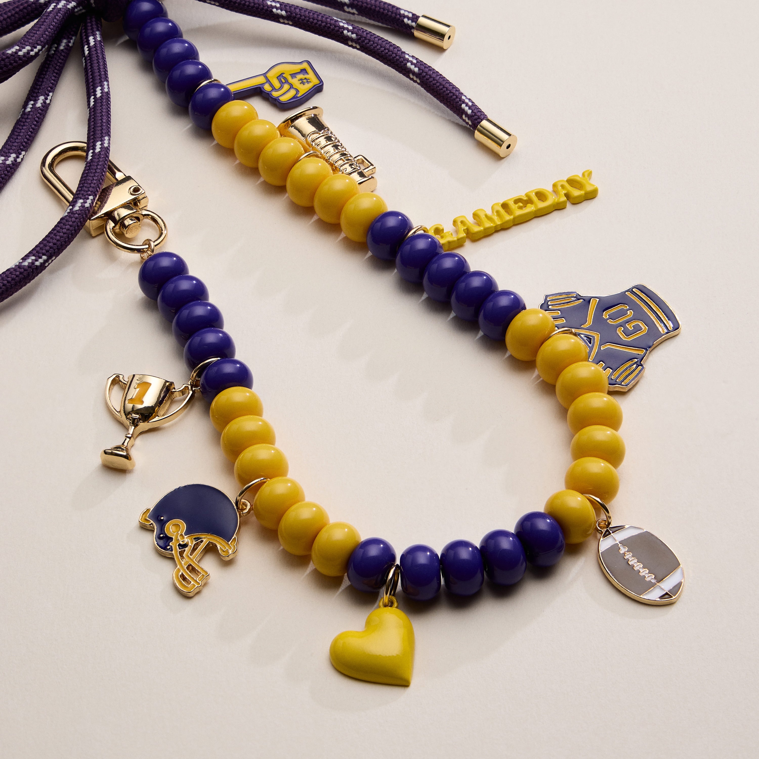 NCAA College Football Bag Charm Keychain