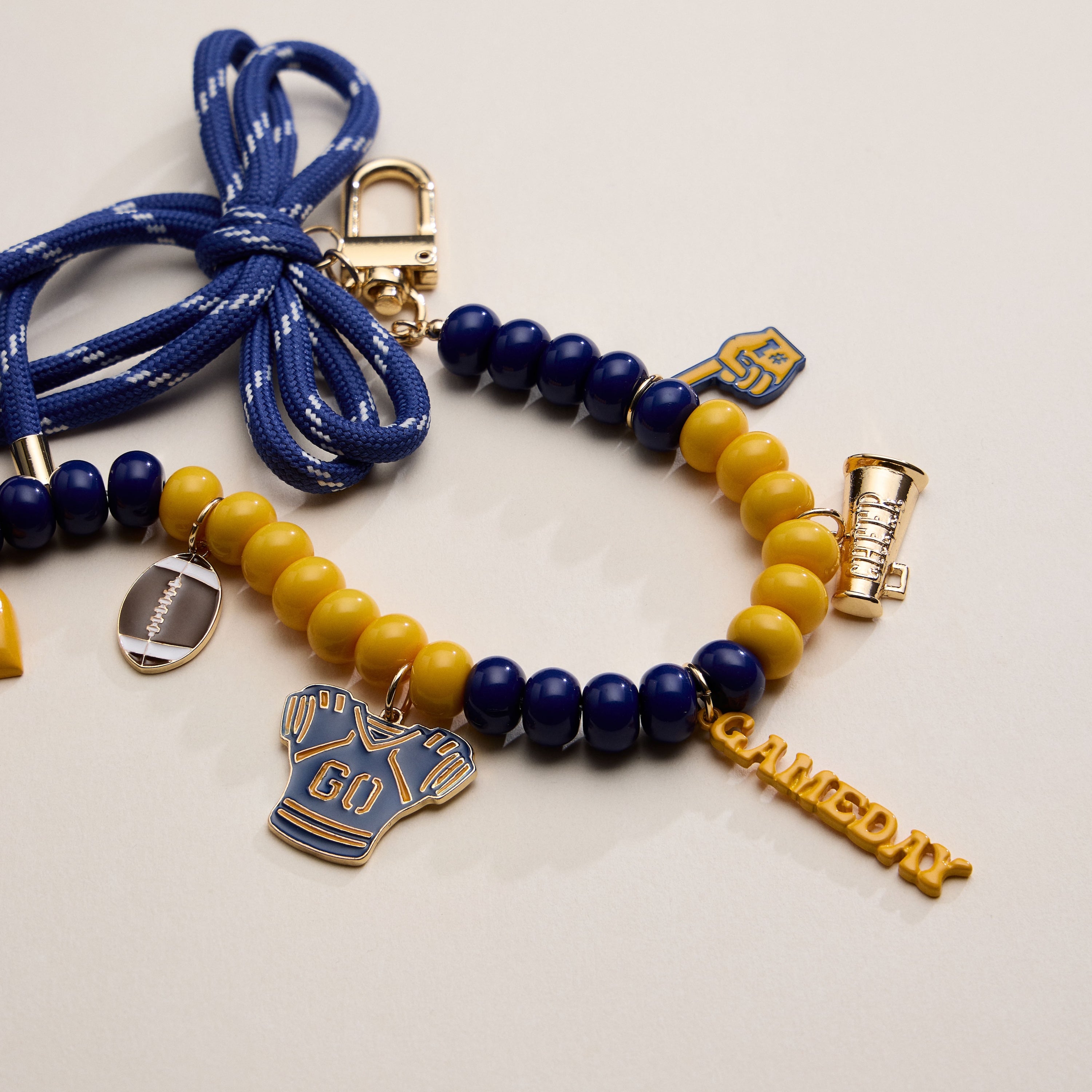 NCAA College Football Bag Charm Keychain