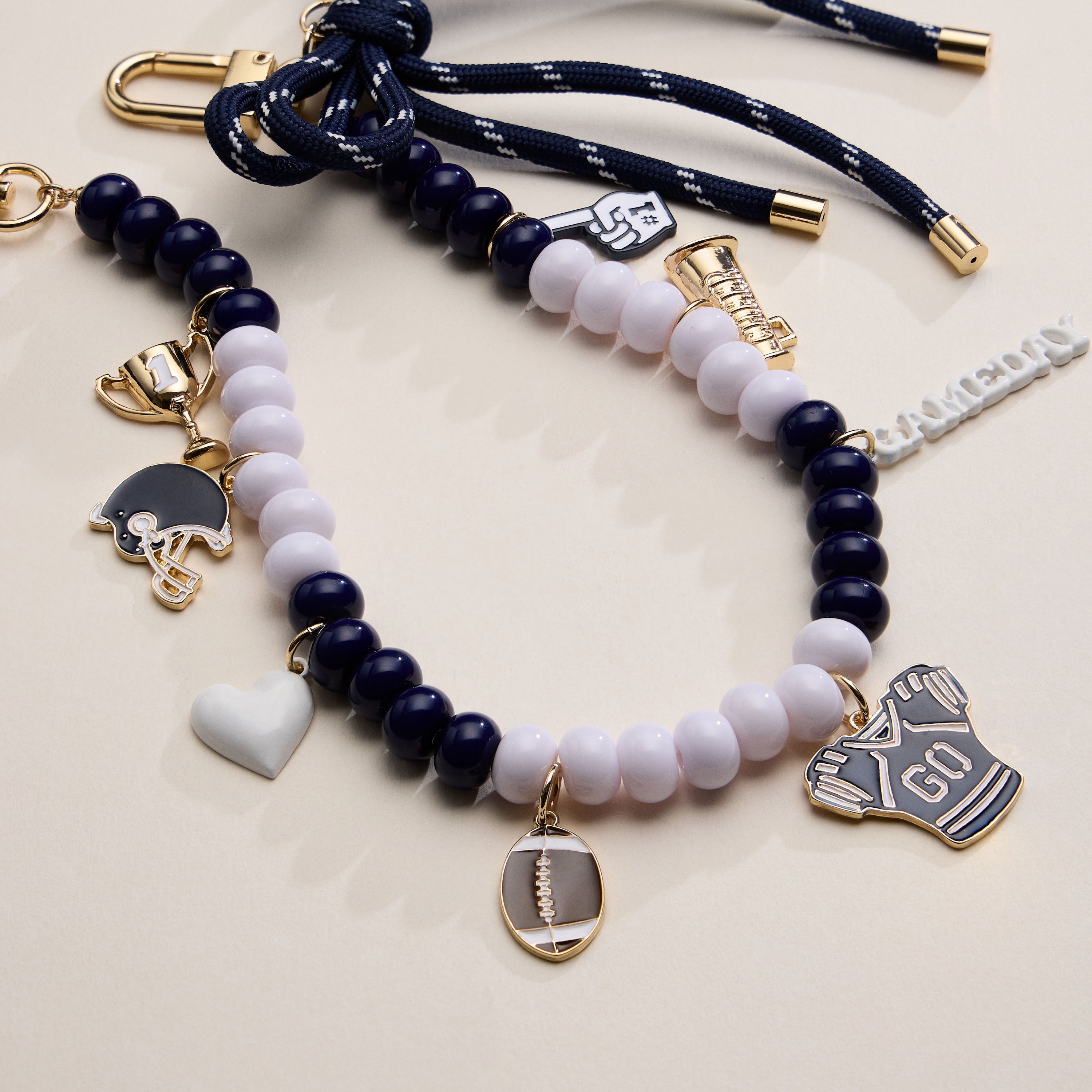 NCAA College Football Bag Charm Keychain