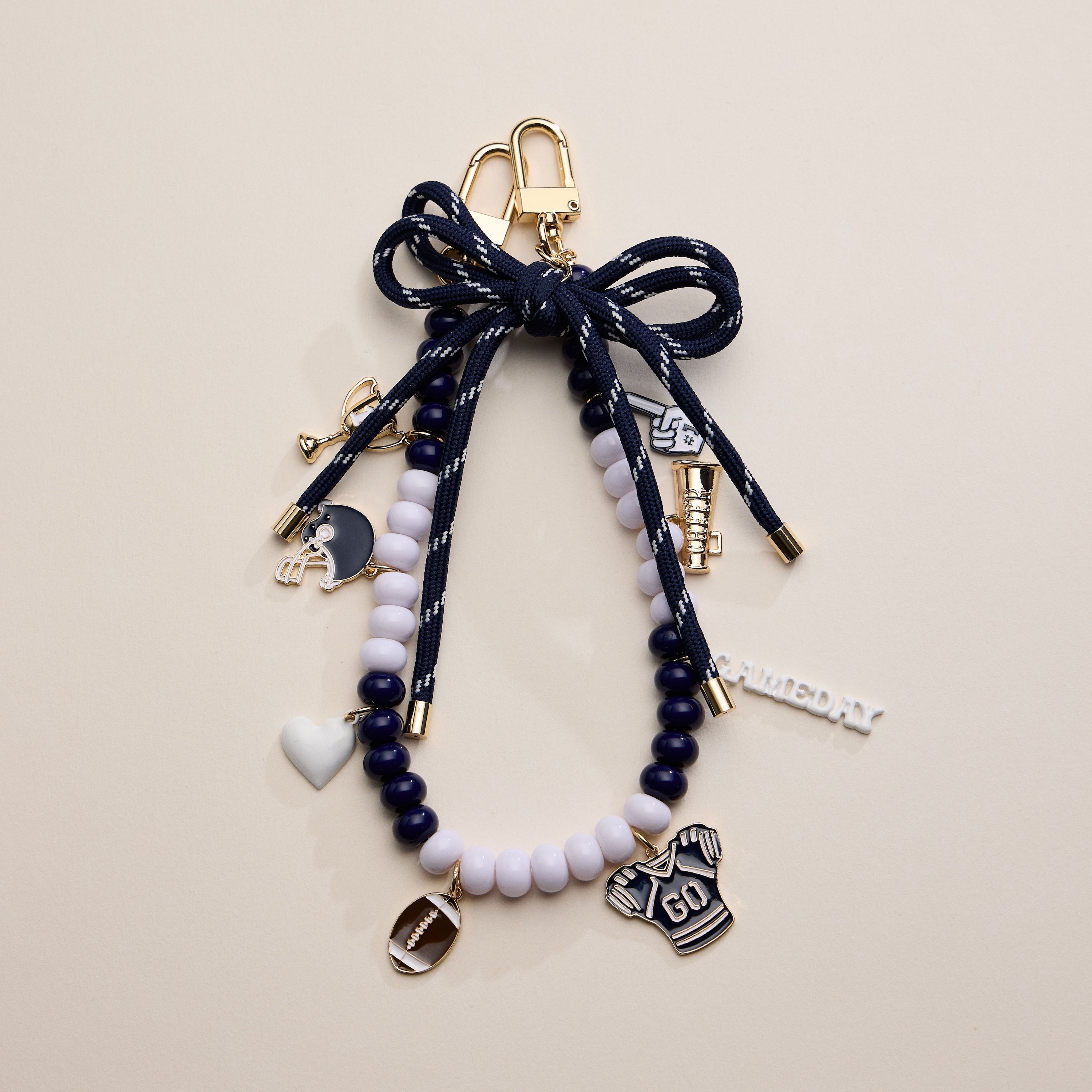 NCAA College Football Bag Charm Keychain