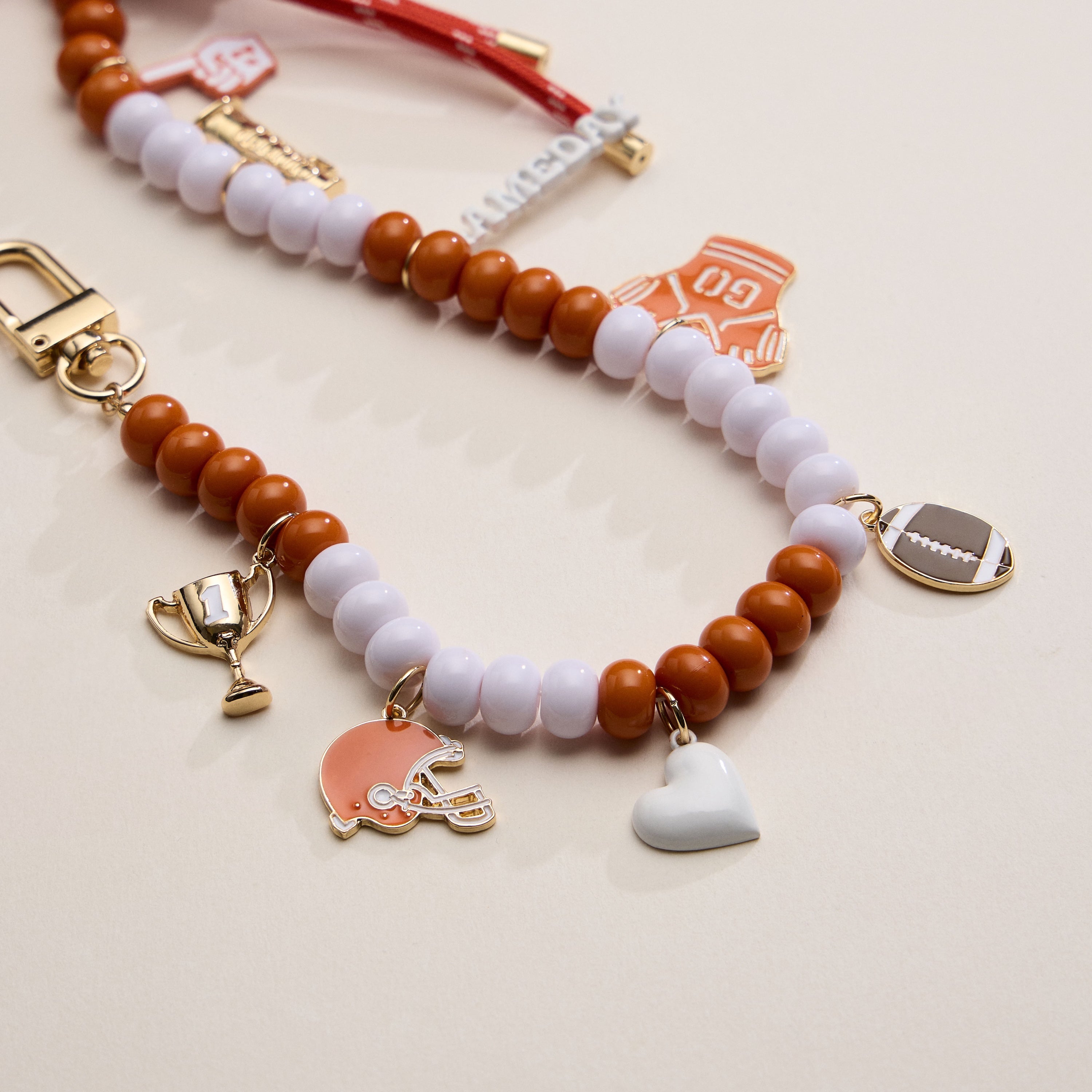 NCAA College Football Bag Charm Keychain